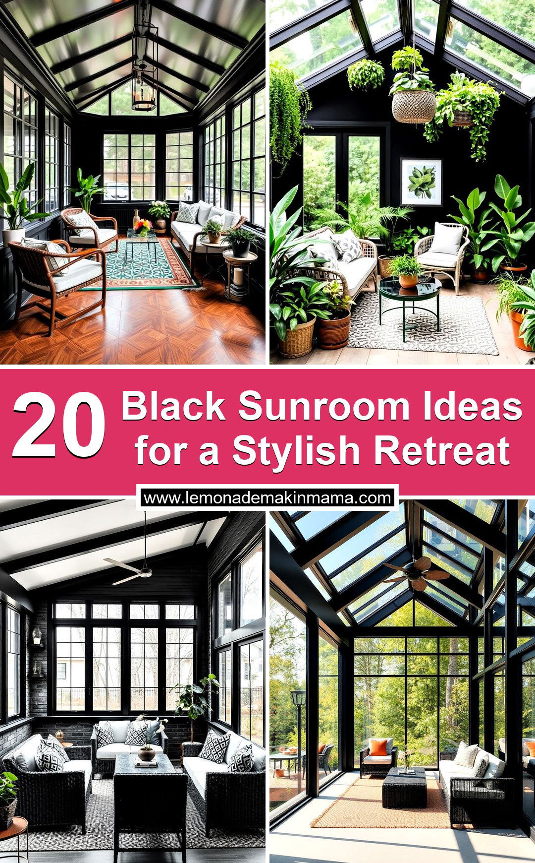 Black Sunroom Ideas for a Stylish Retreat