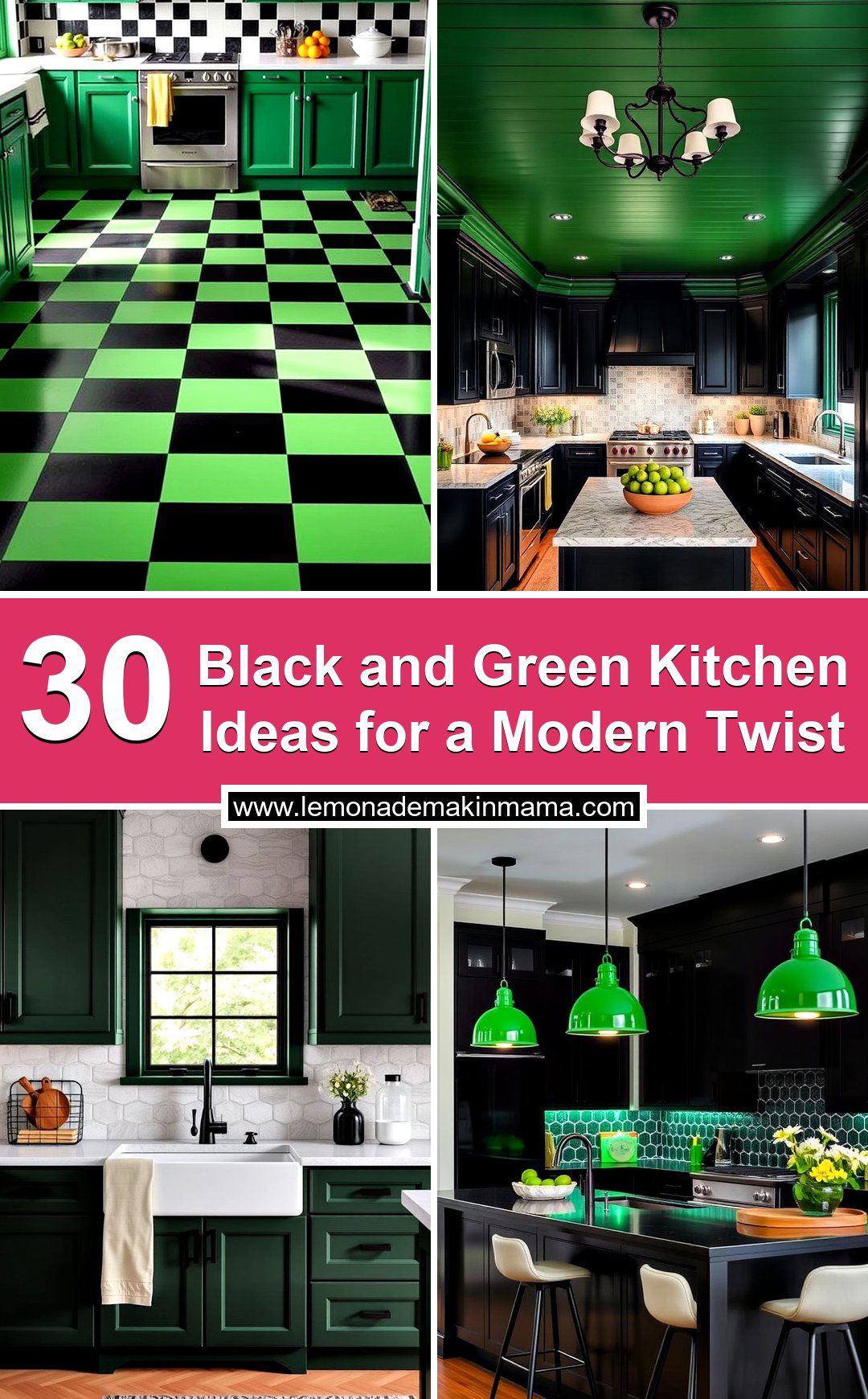 Black and Green Kitchen Ideas for a Modern Twist