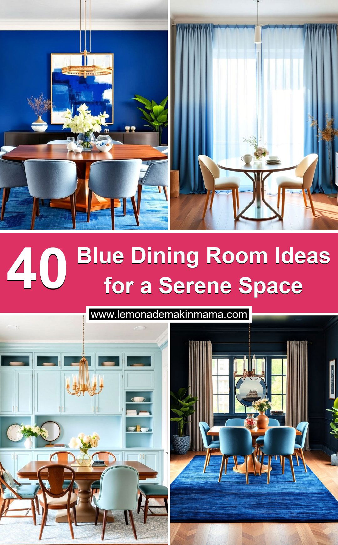 Blue Dining Room Ideas for a Serene Space
