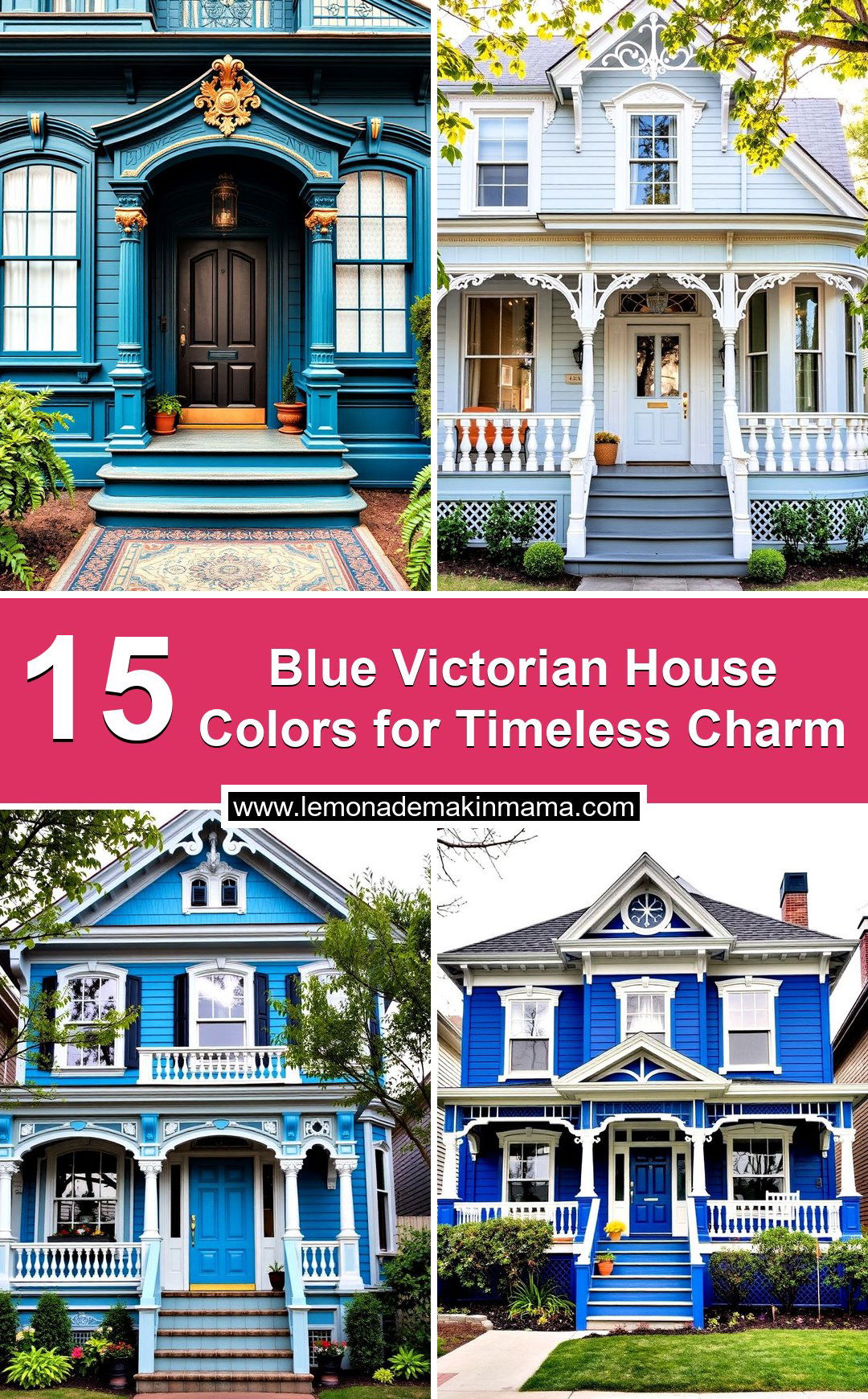 Blue Victorian House Colors for Timeless Charm