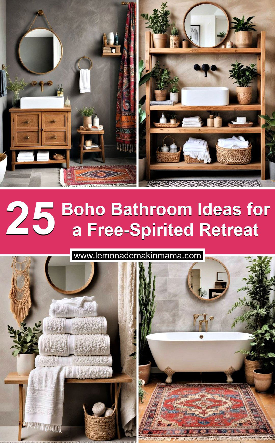 Boho Bathroom Ideas for a Free-Spirited Retreat