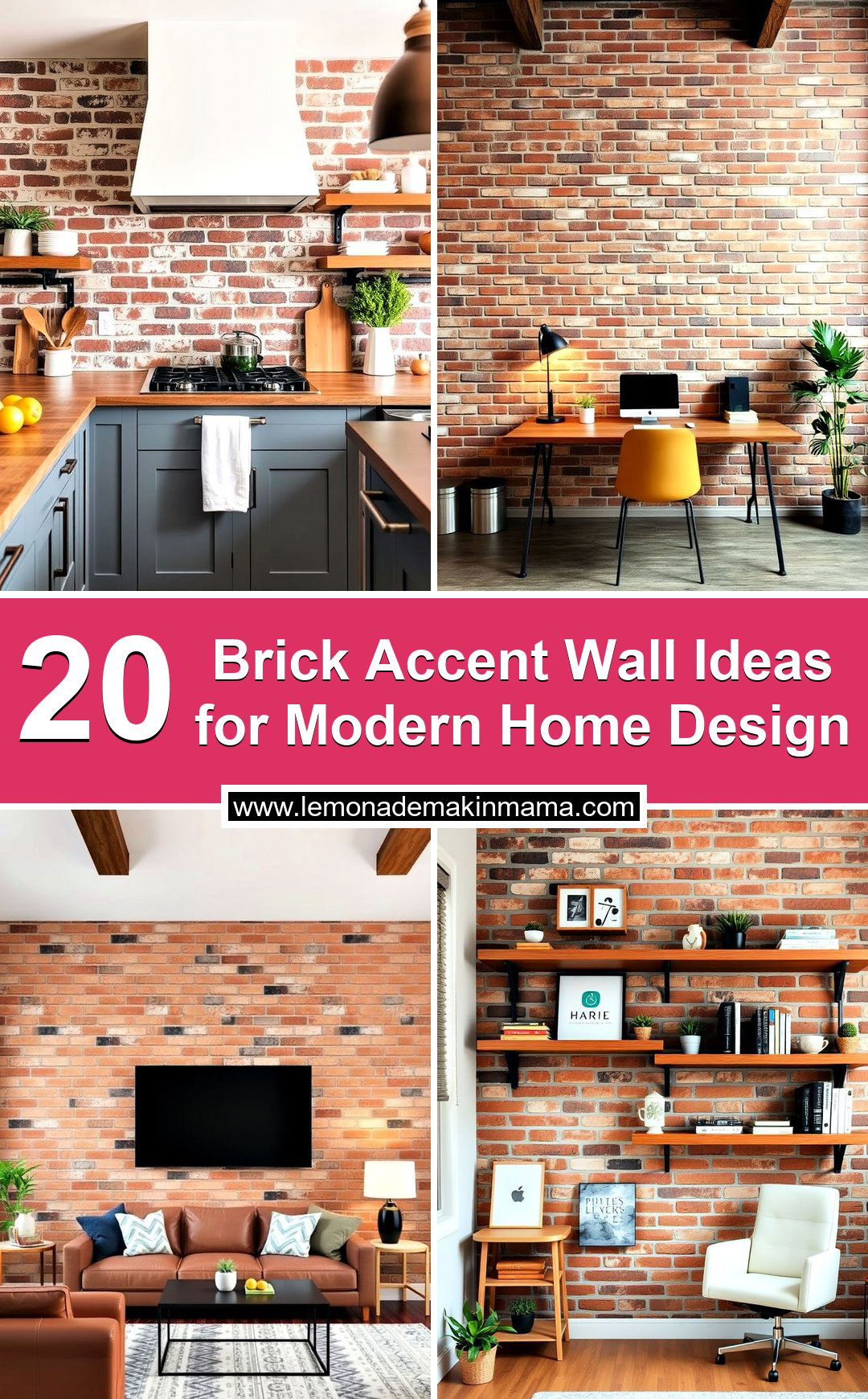 Brick Accent Wall Ideas for Modern Home Design