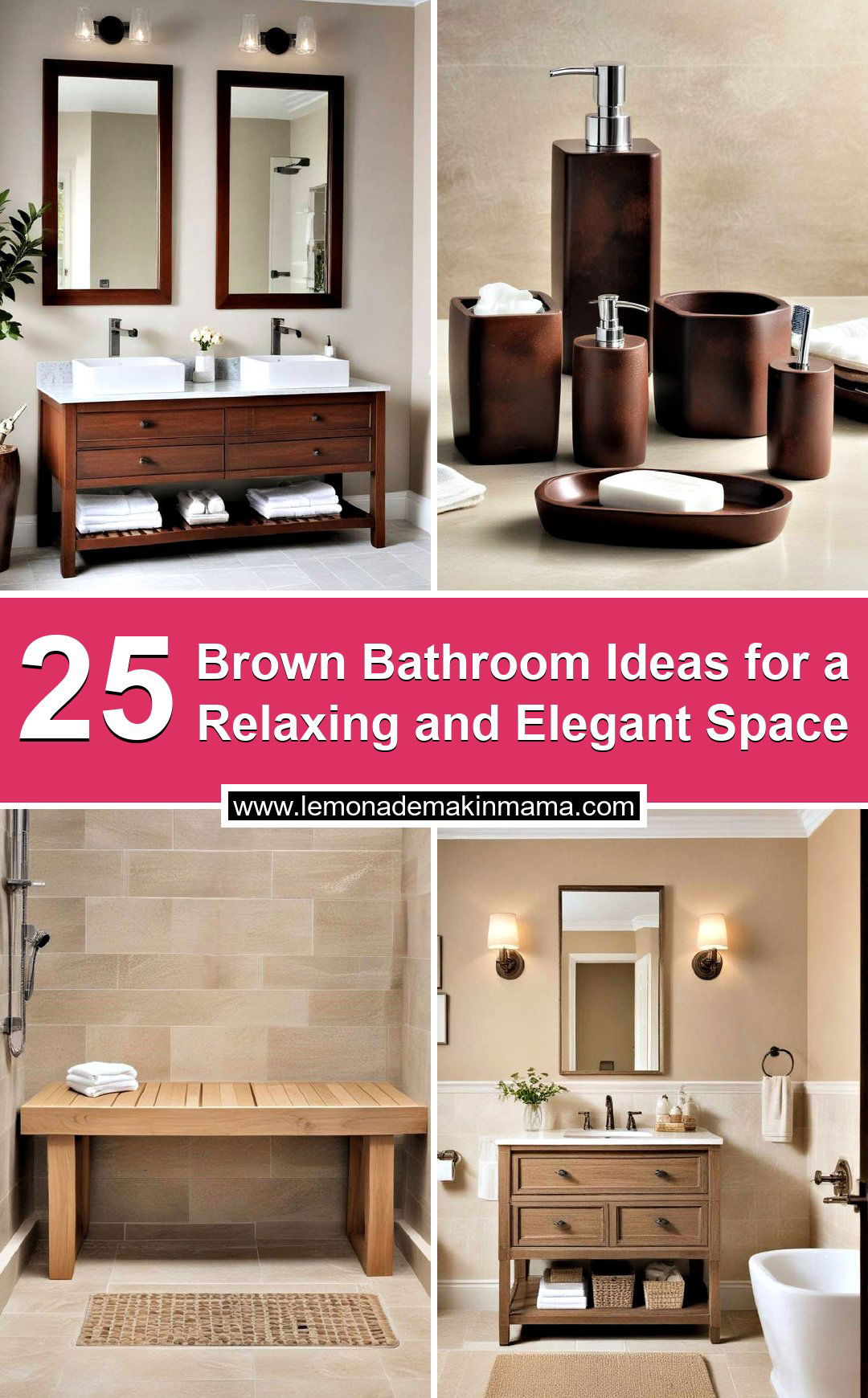 Brown Bathroom Ideas for a Relaxing and Elegant Space