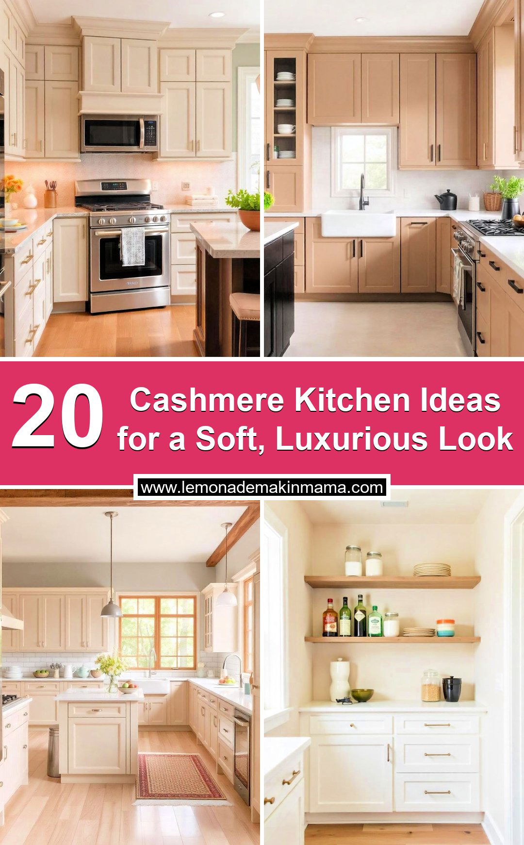 Cashmere Kitchen Ideas for a Soft Luxurious Look