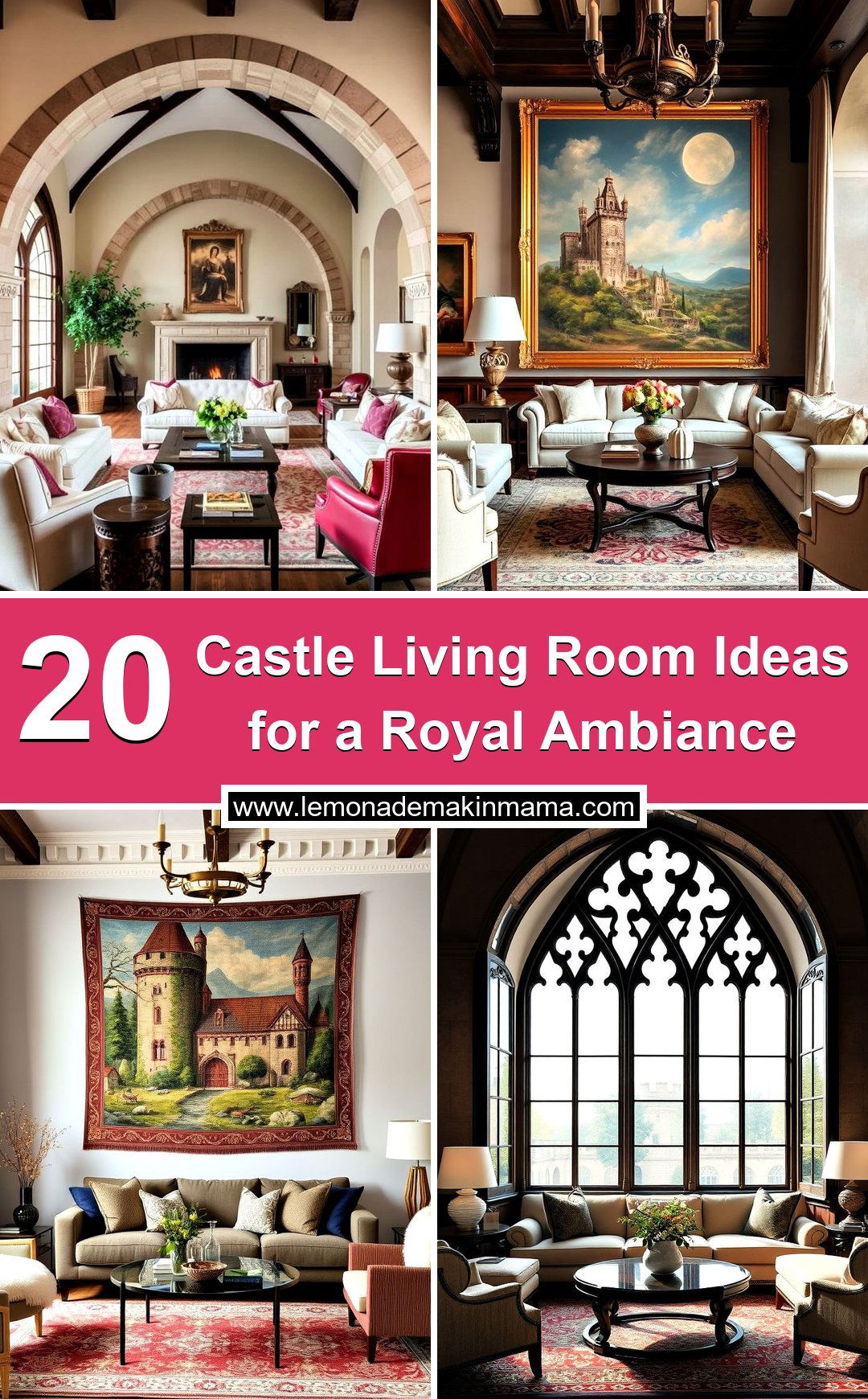 Castle Living Room Ideas for a Royal Ambiance