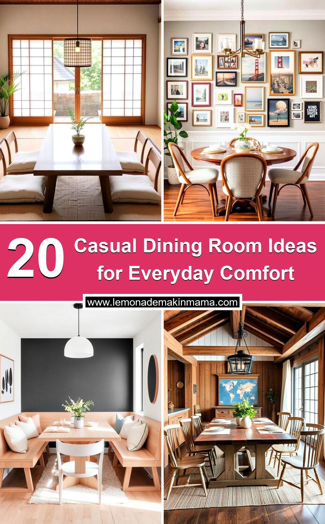 Casual Dining Room Ideas for Everyday Comfort