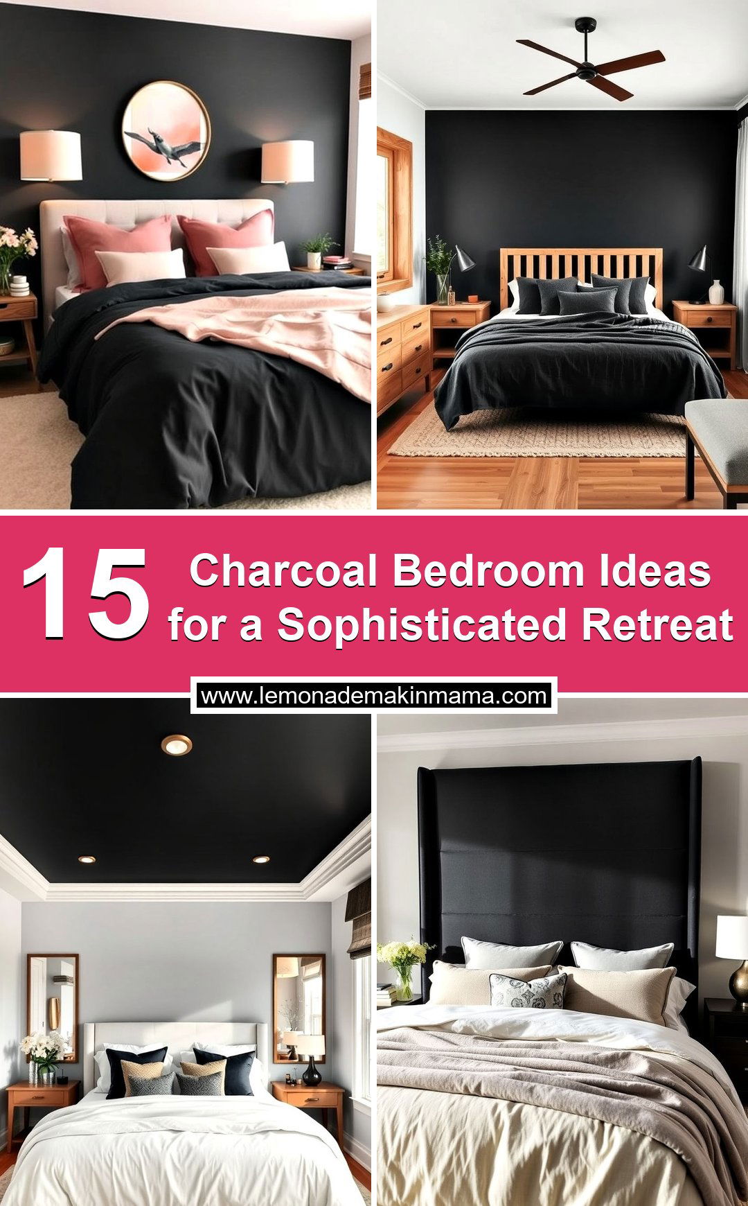 Charcoal Bedroom Ideas for a Sophisticated Retreat