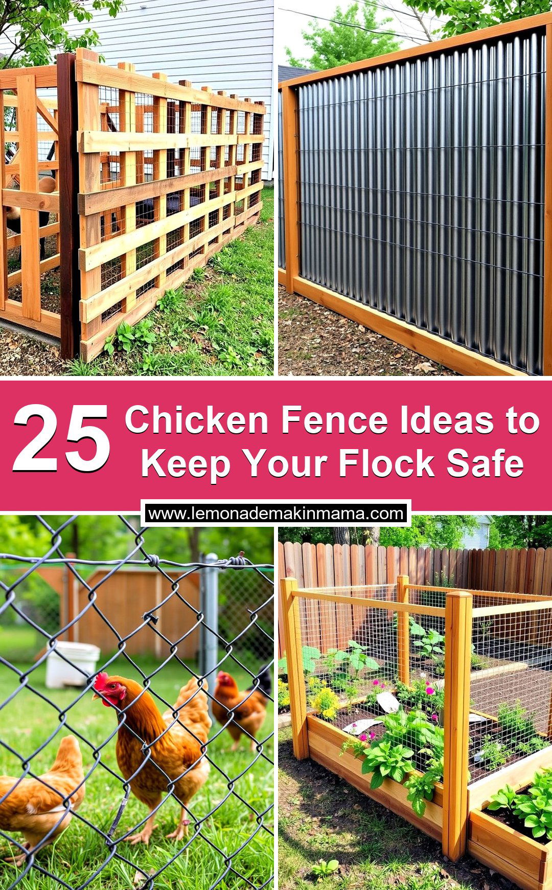 Chicken Fence Ideas to Keep Your Flock Safe