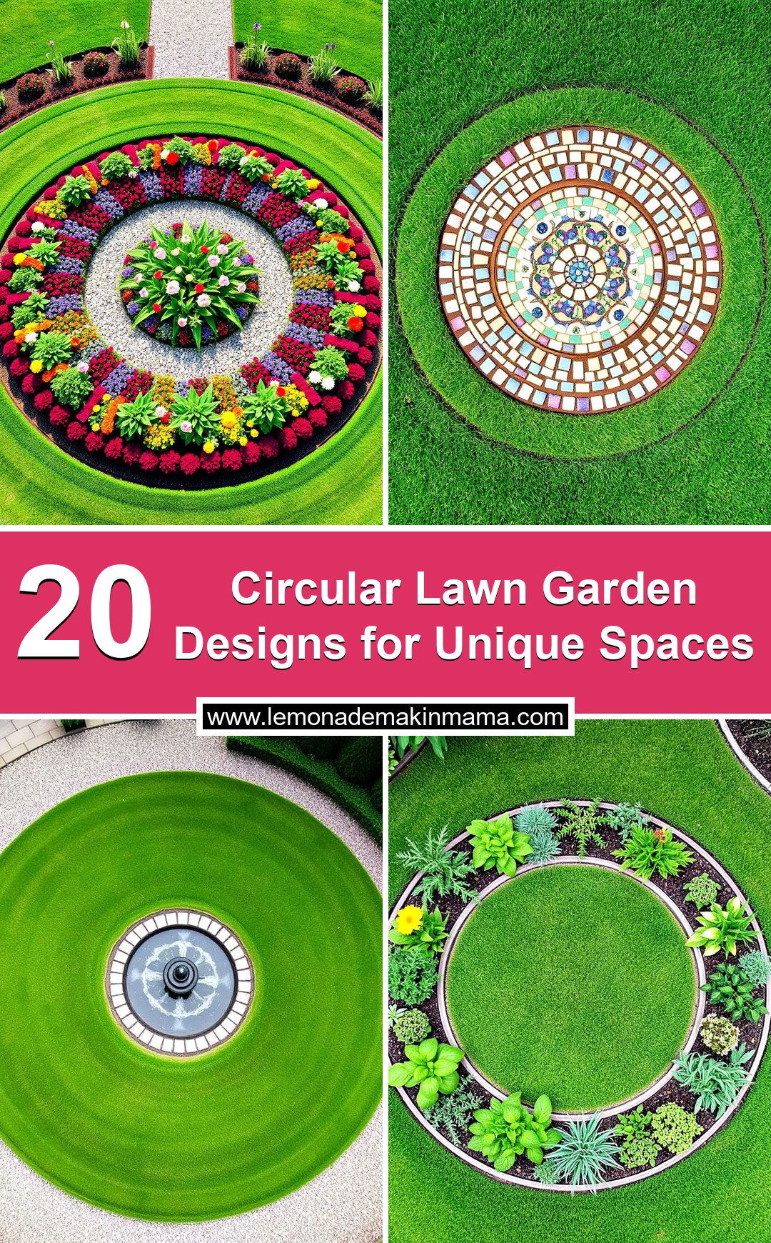 Circular Lawn Garden Designs for Unique Spaces