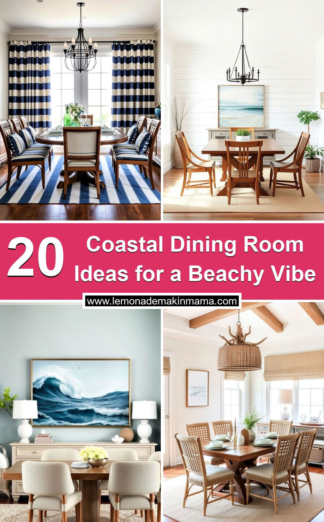Coastal Dining Room Ideas for a Beachy Vibe