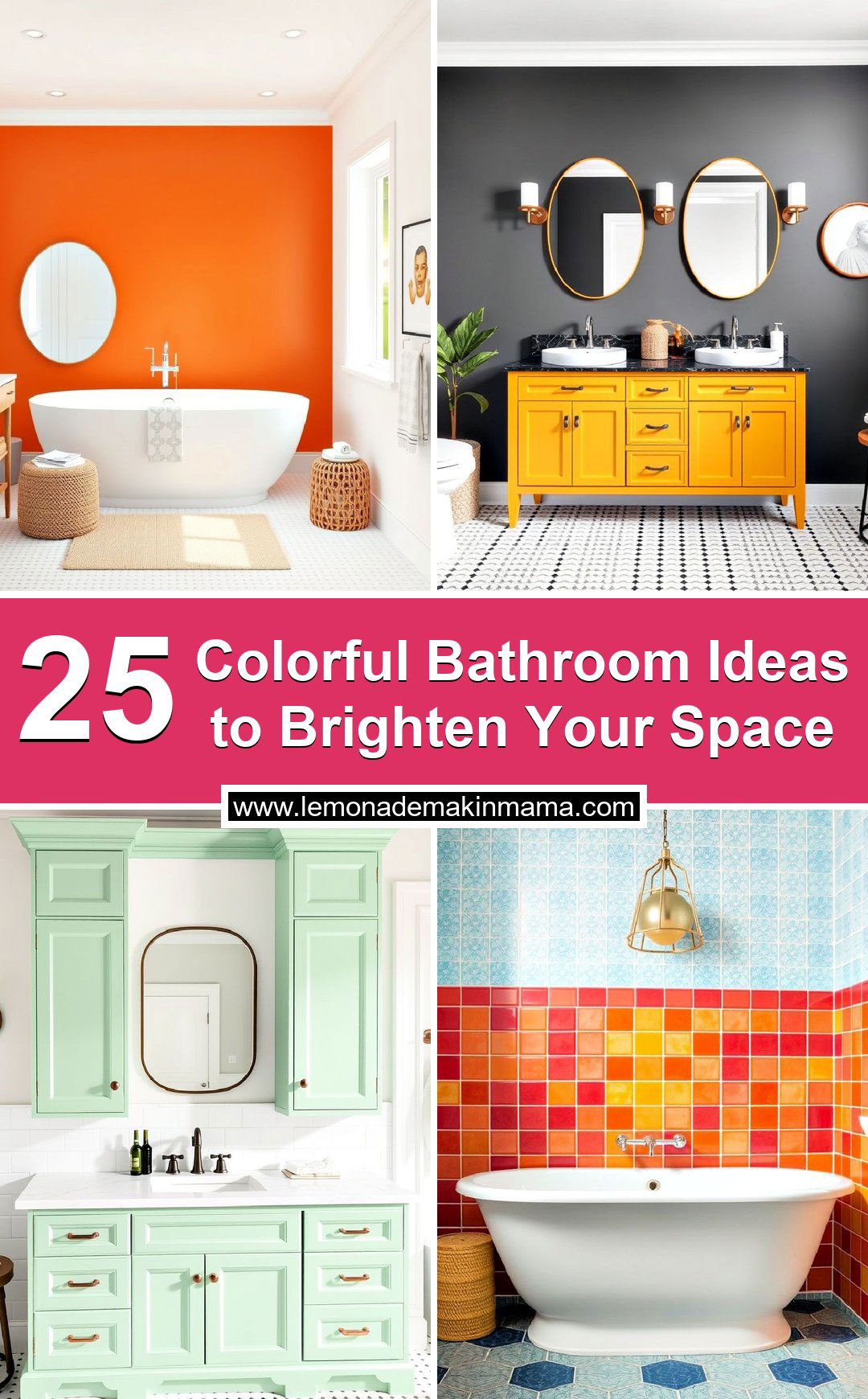 Colorful Bathroom Ideas to Brighten Your Space