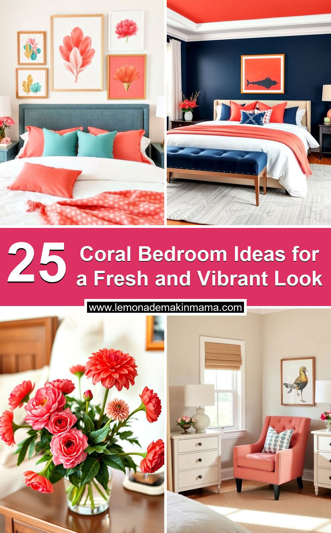 Coral Bedroom Ideas for a Fresh and Vibrant Look