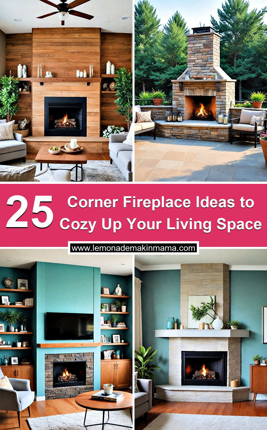 Corner Fireplace Ideas to Cozy Up Your Living Space
