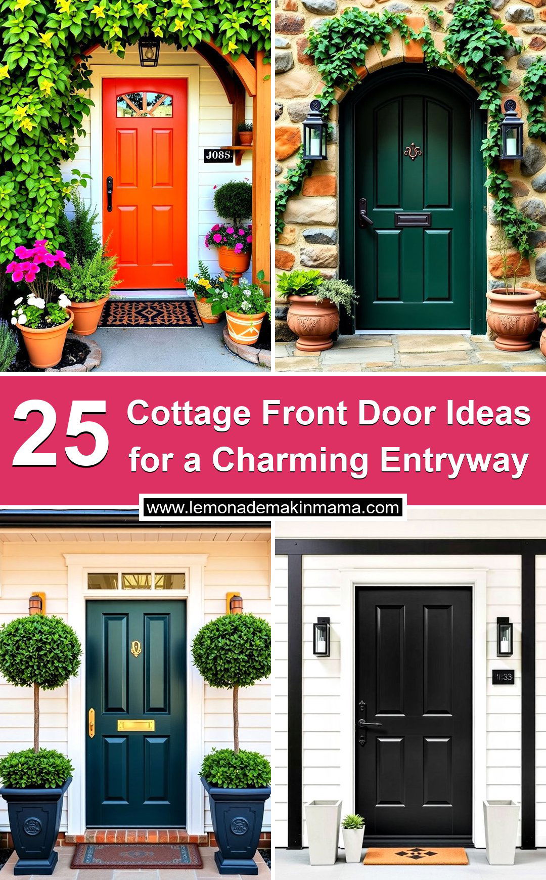 Cottage Front Door Ideas for a Charming Entryway