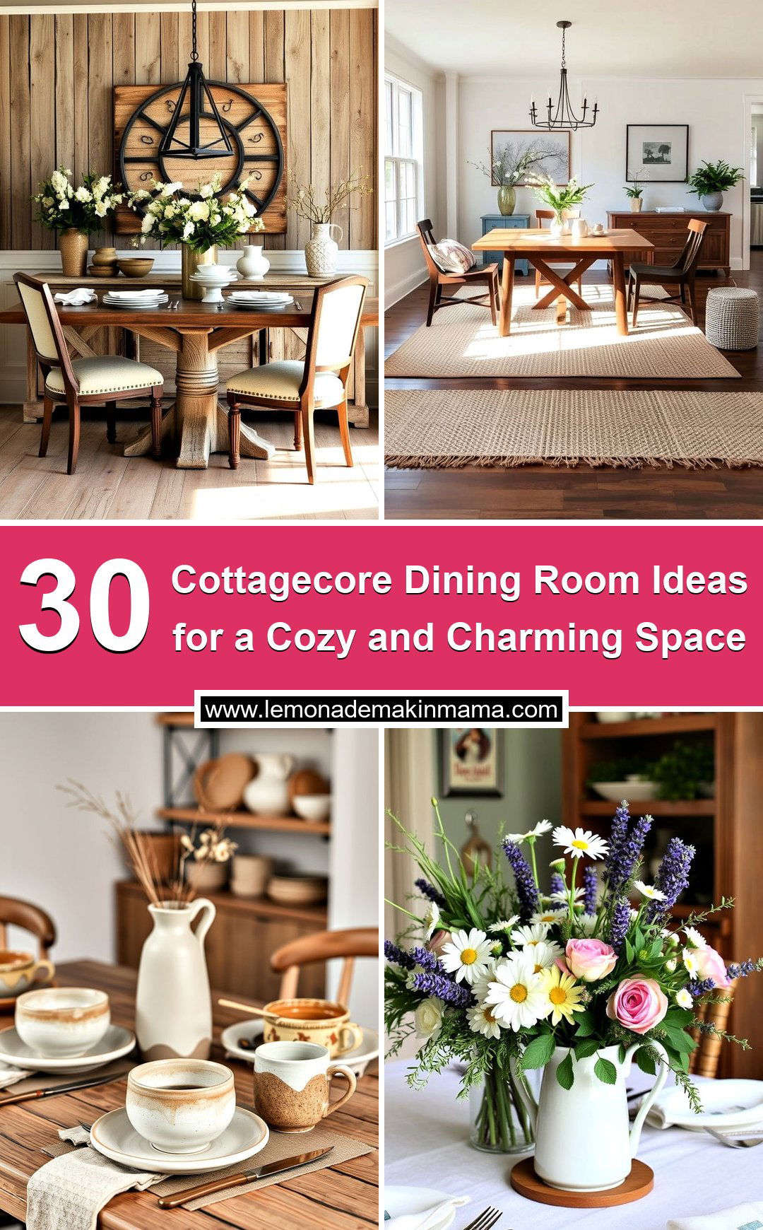Cottagecore Dining Room Ideas for a Cozy and Charming Space