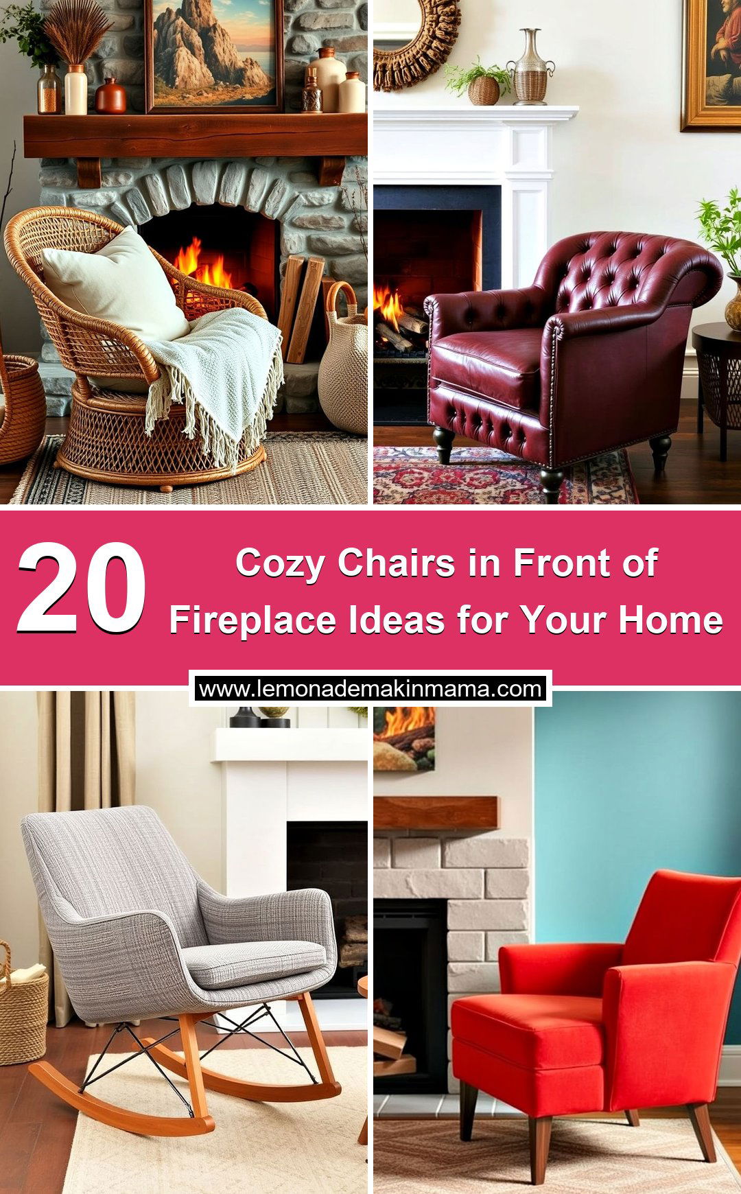 Cozy Chairs in Front of Fireplace Ideas for Your Home