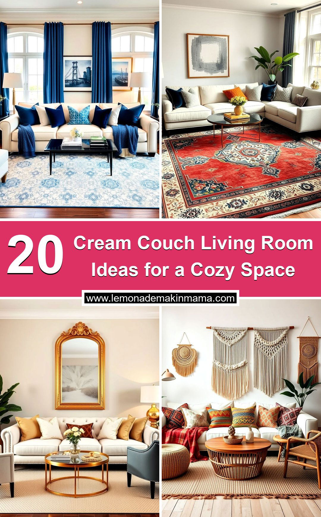 Cream Couch Living Room Ideas for a Cozy Space