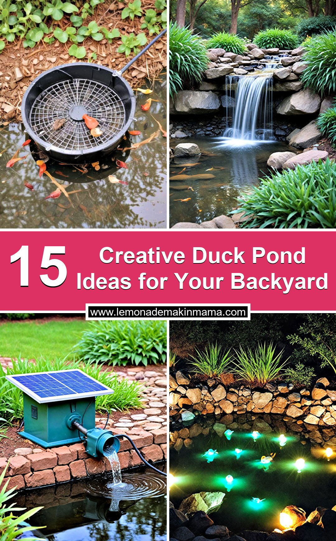 Creative Duck Pond Ideas for Your Backyard