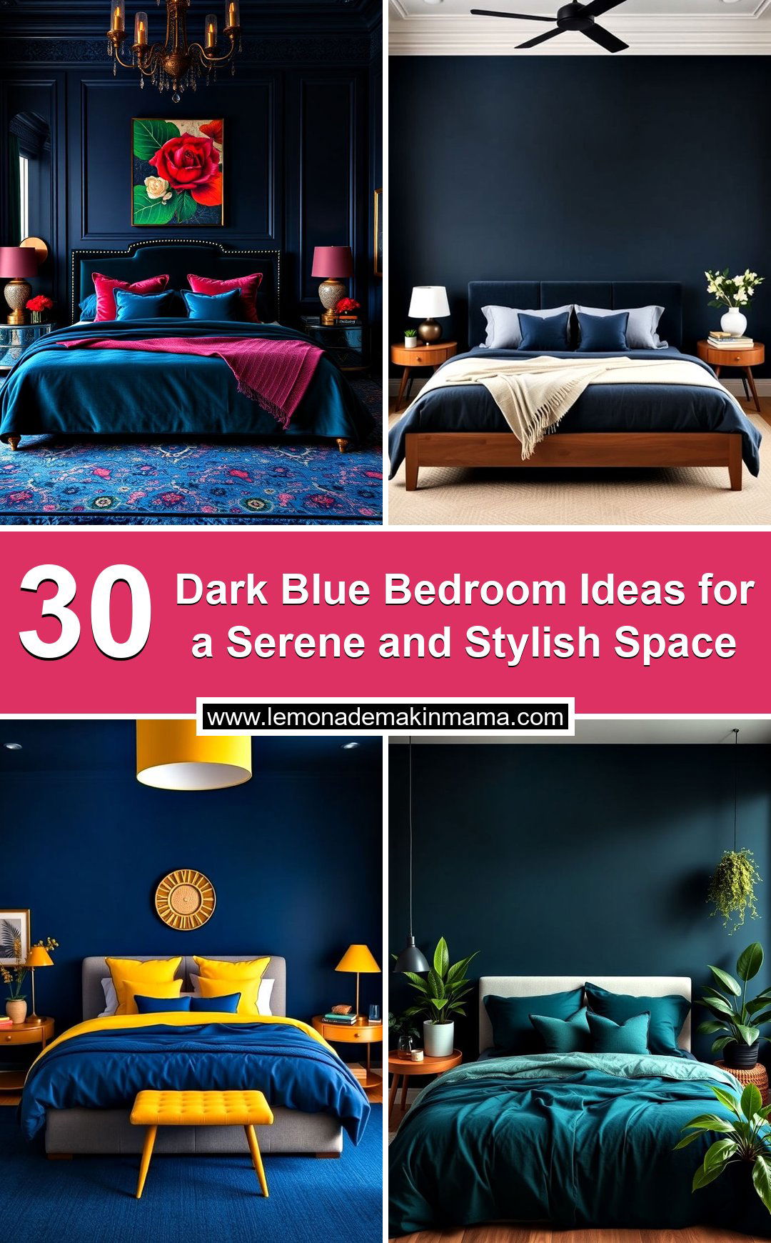 Dark Blue Bedroom Ideas for a Serene and Stylish Space