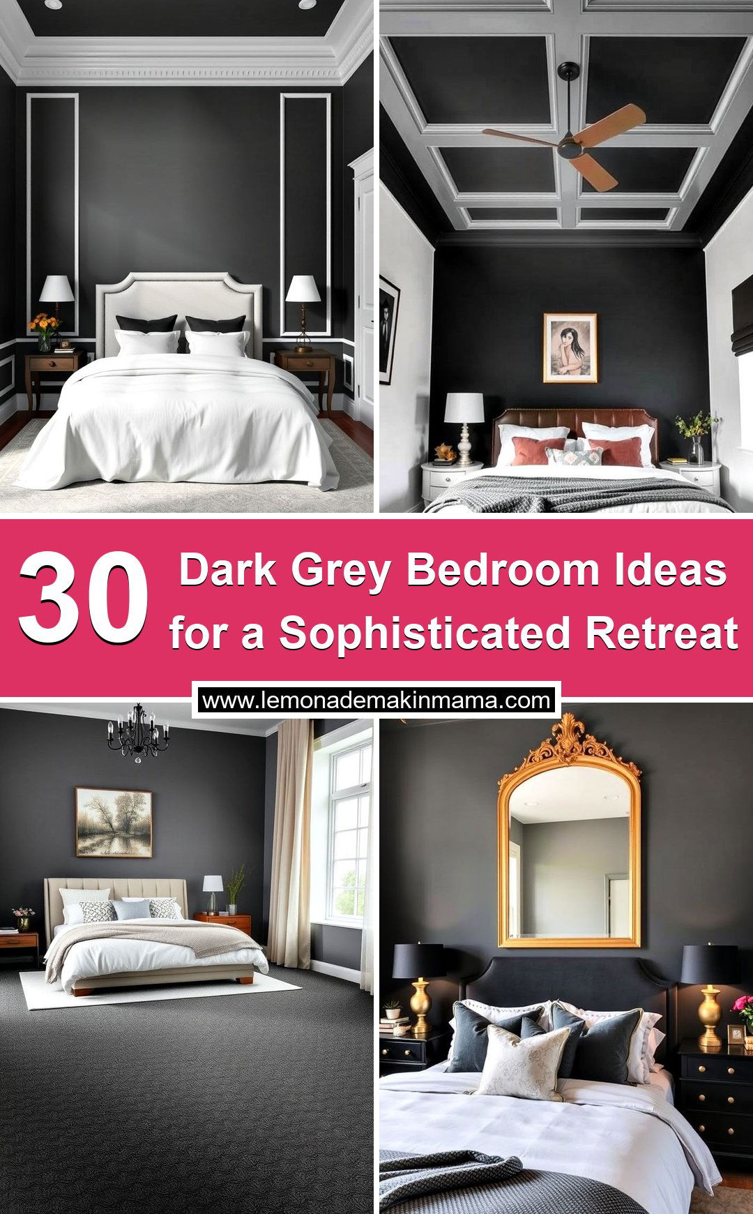 Dark Grey Bedroom Ideas for a Sophisticated Retreat