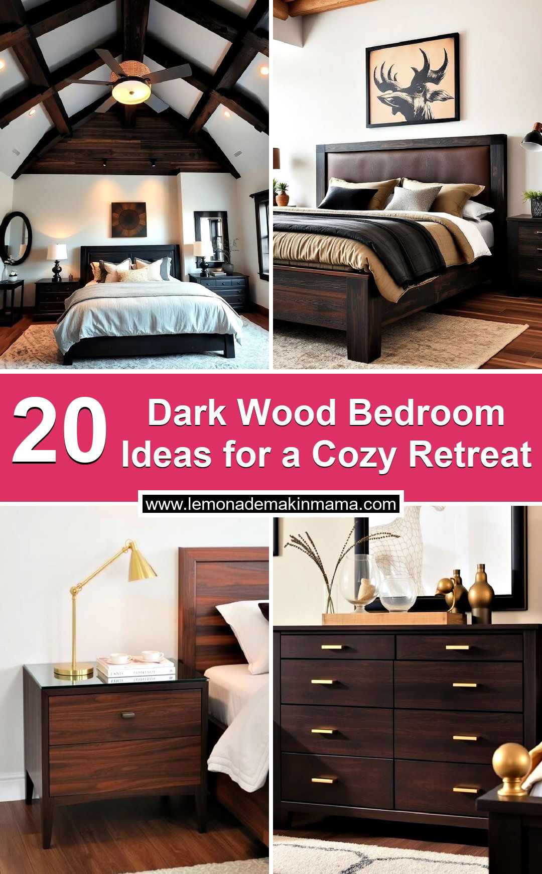 Dark Wood Bedroom Ideas for a Cozy Retreat