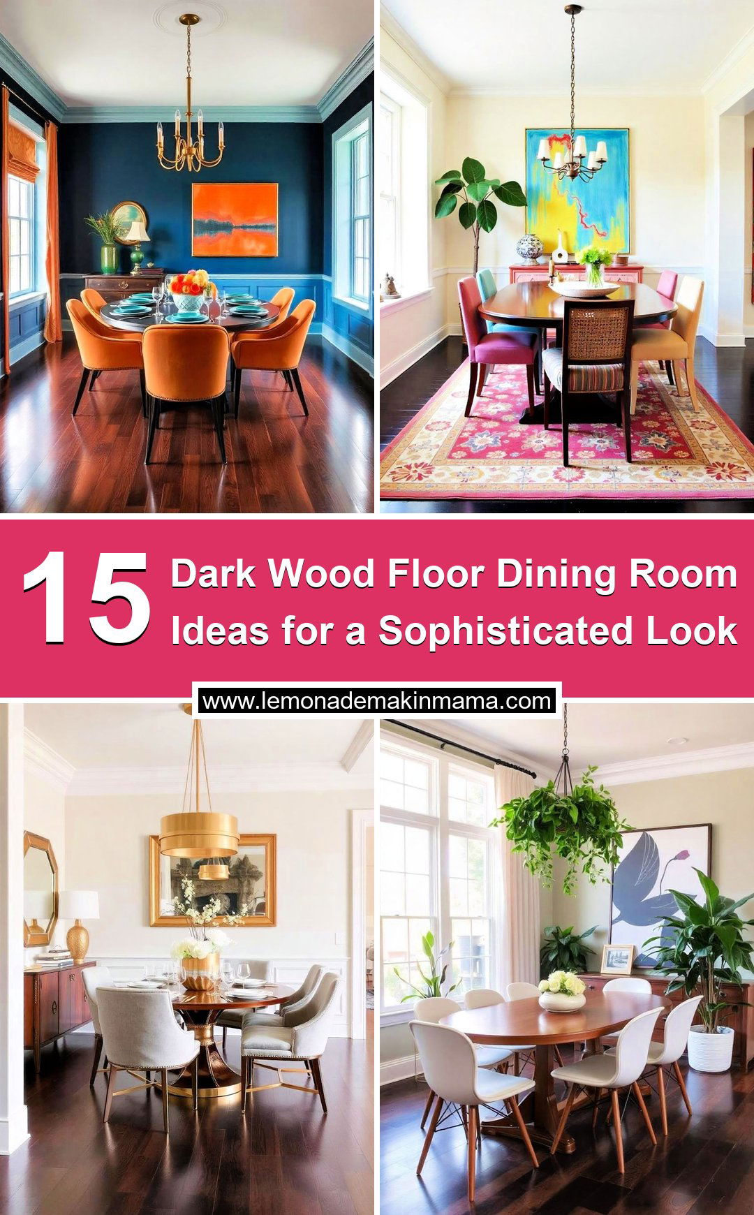 Dark Wood Floor Dining Room Ideas for a Sophisticated Look