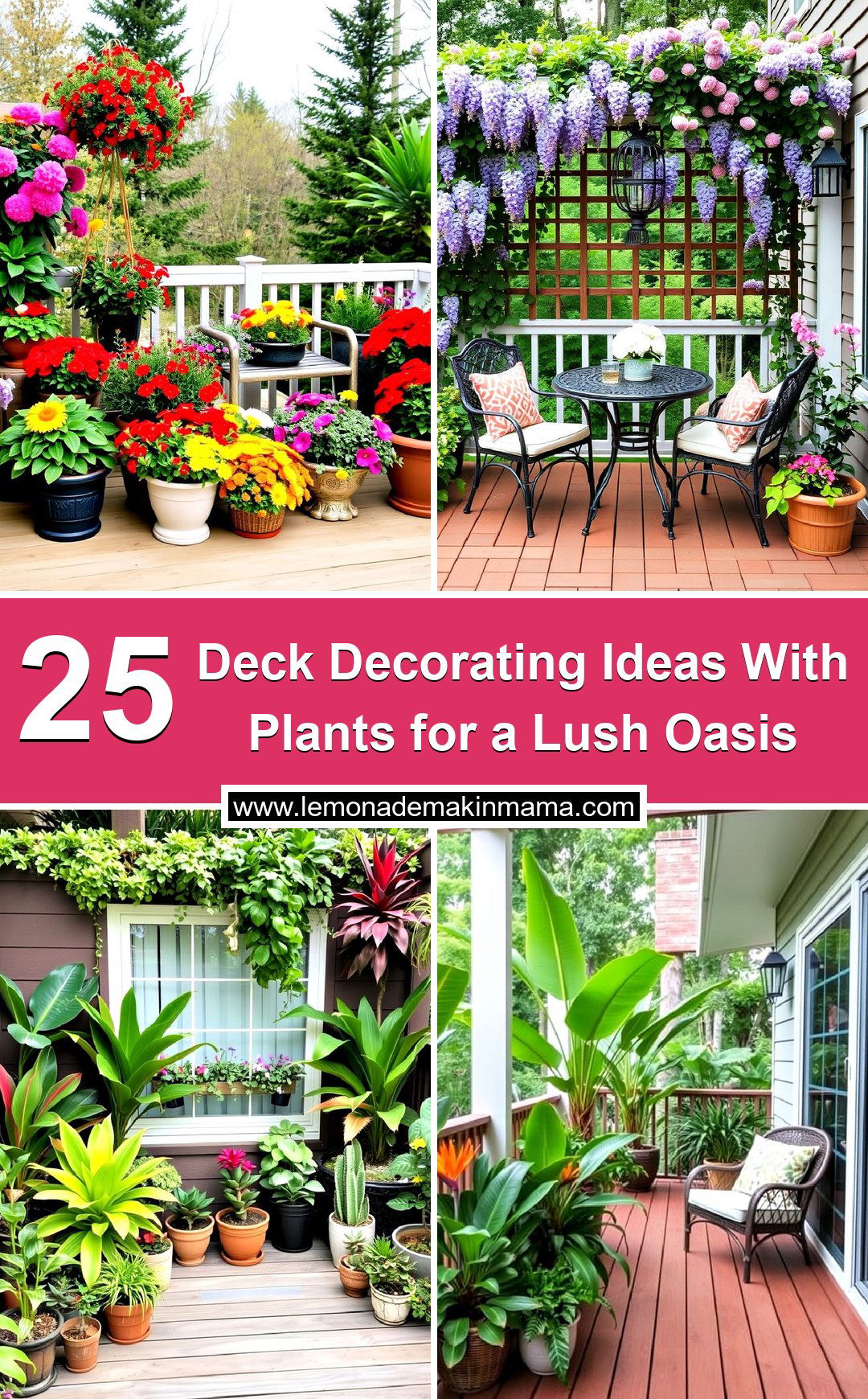Deck Decorating Ideas With Plants for a Lush Oasis