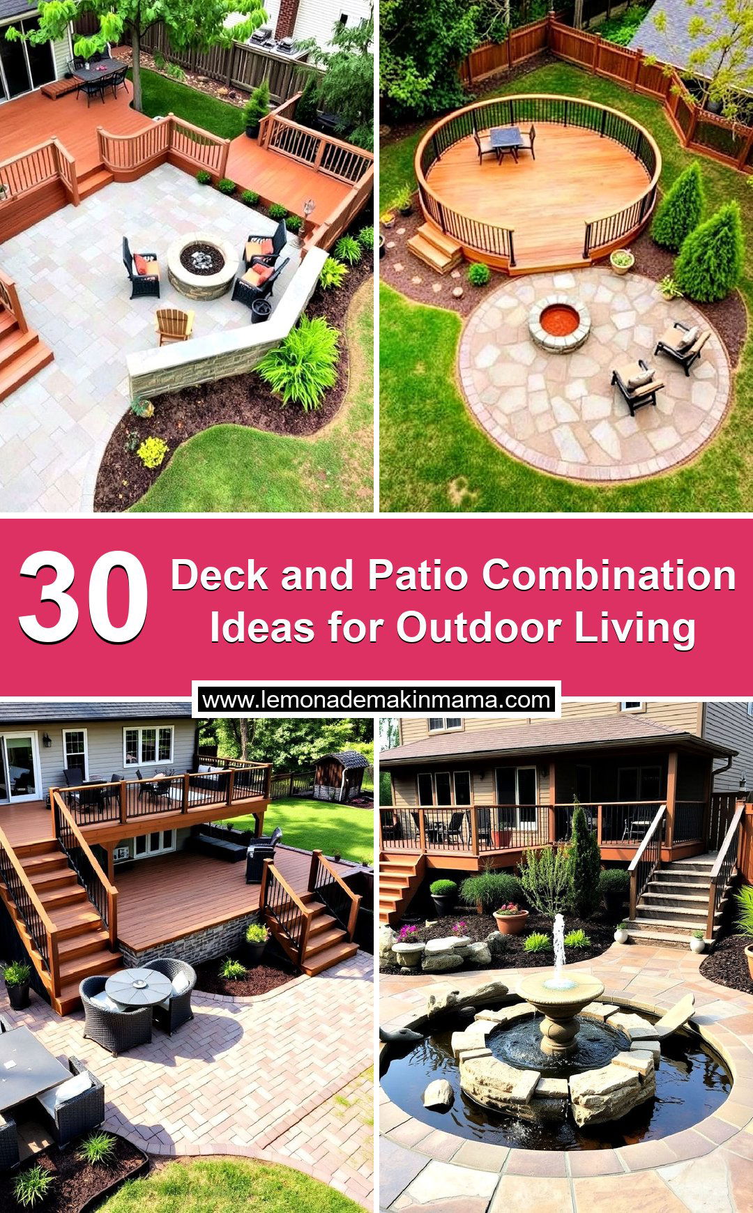 Deck and Patio Combination Ideas for Outdoor Living