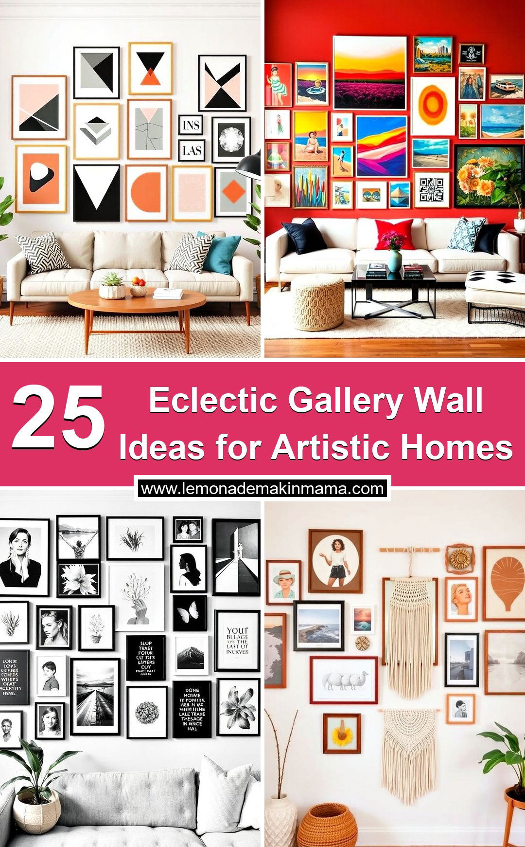 Eclectic Gallery Wall Ideas for Artistic Homes