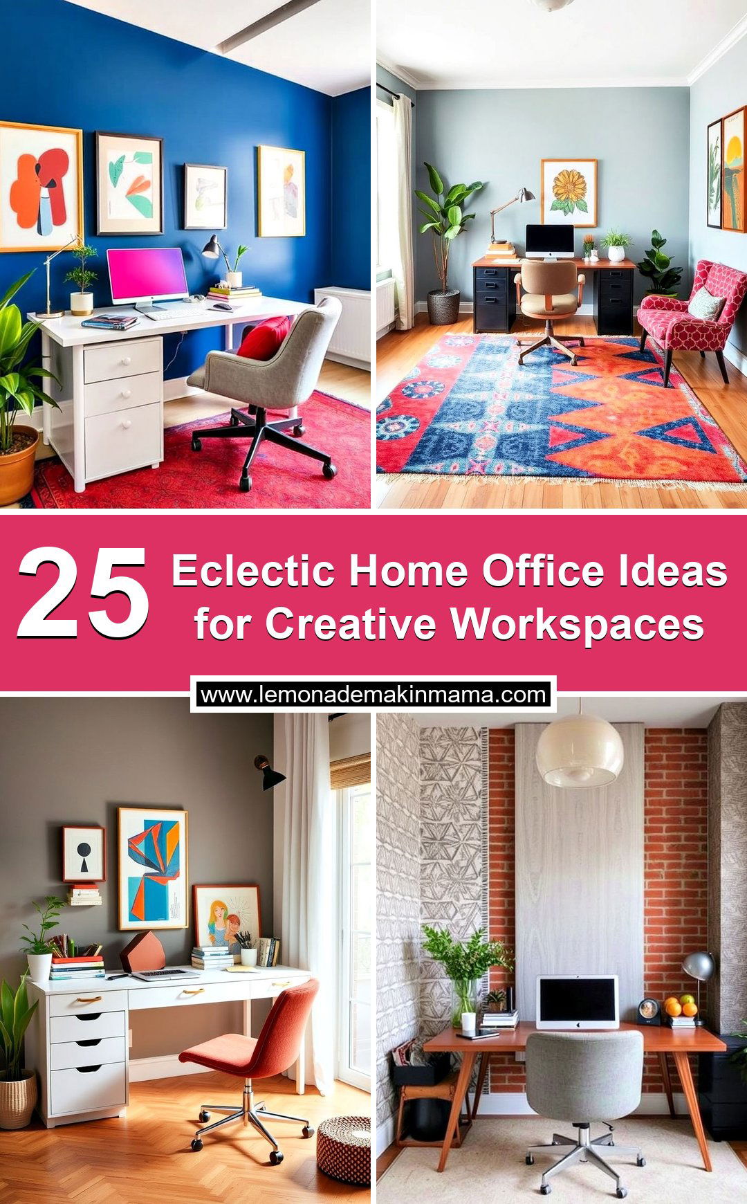 Eclectic Home Office Ideas for Creative Workspaces