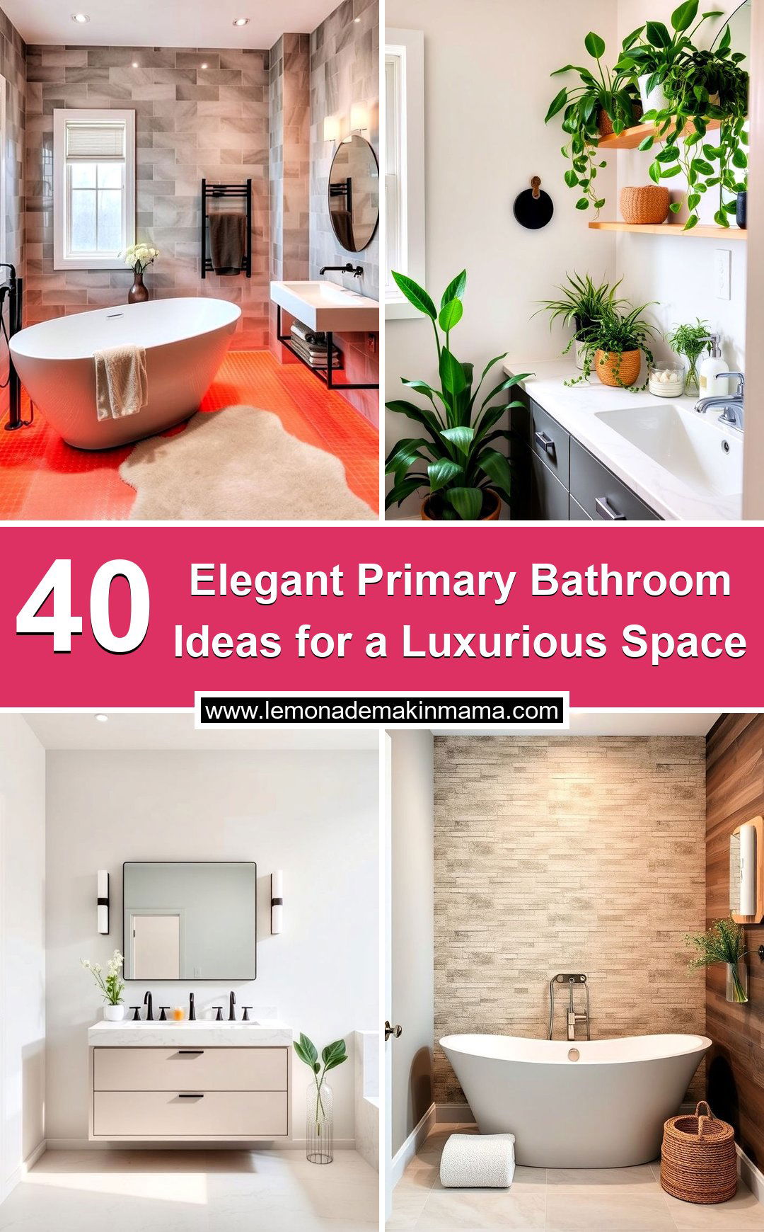 Elegant Primary Bathroom Ideas for a Luxurious Space
