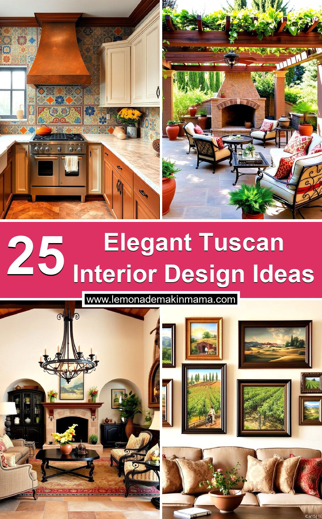 Elegant Tuscan Interior Design Ideas