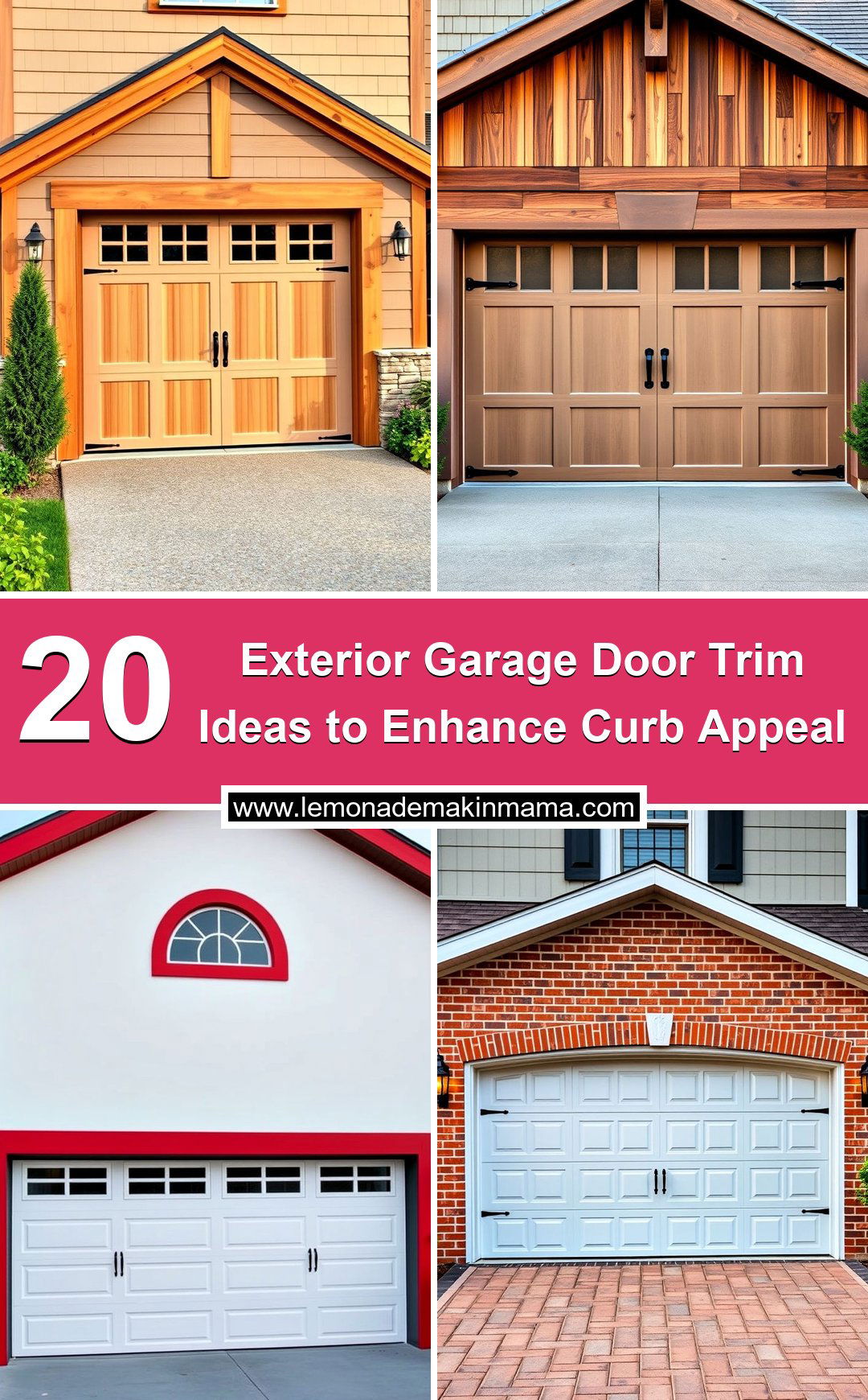 Exterior Garage Door Trim Ideas to Enhance Curb Appeal