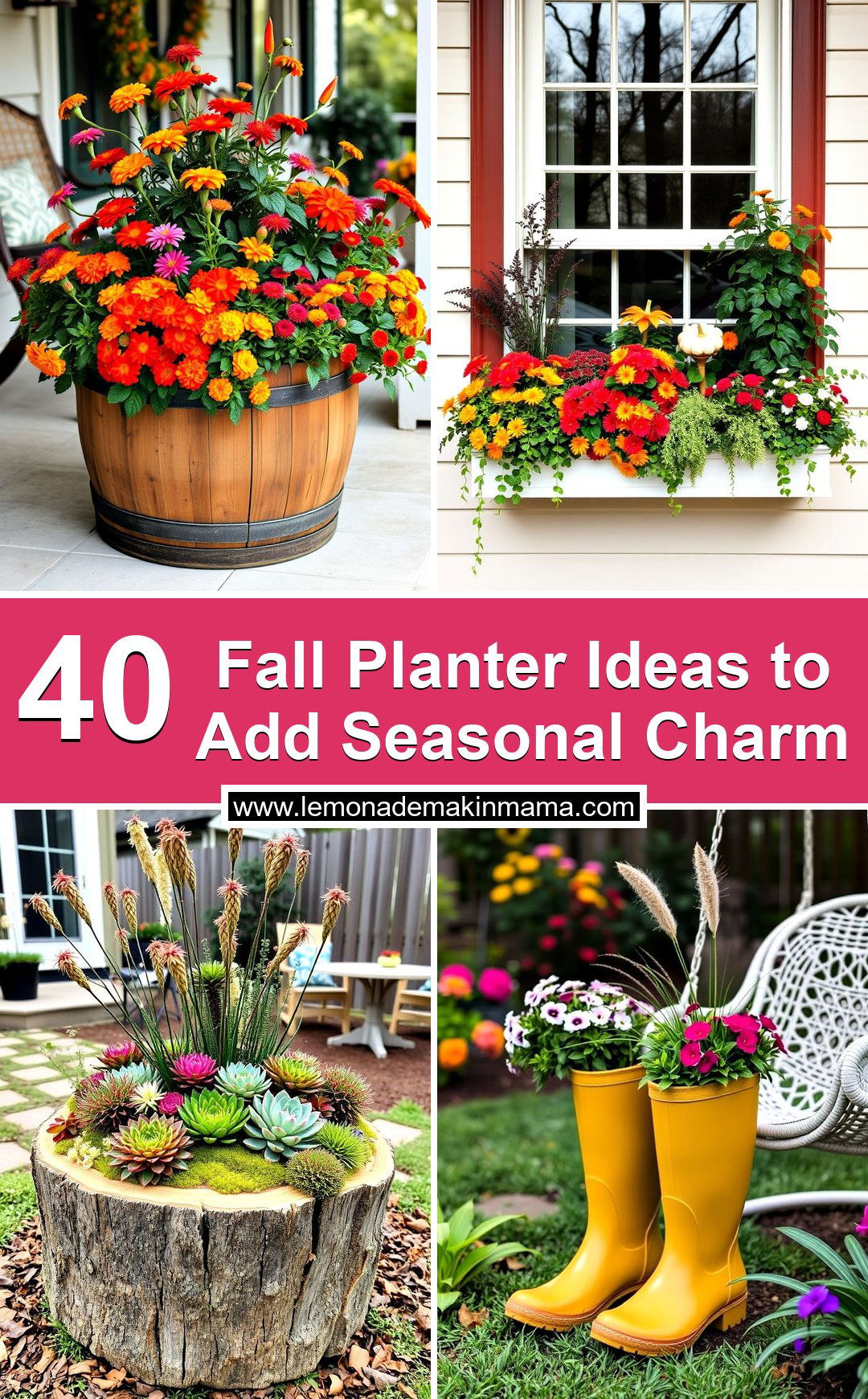 Fall Planter Ideas to Add Seasonal Charm