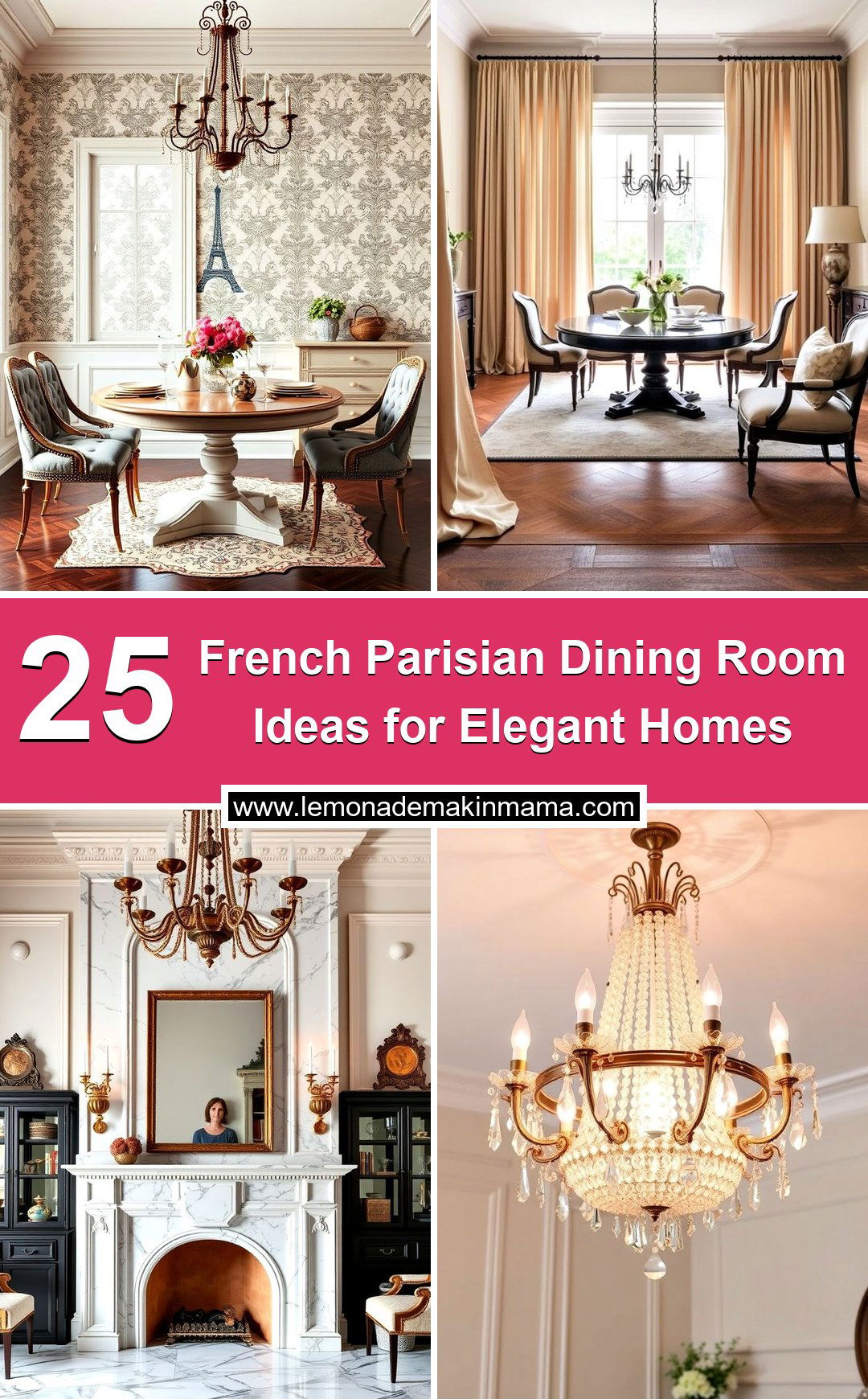 French Parisian Dining Room Ideas for Elegant Homes