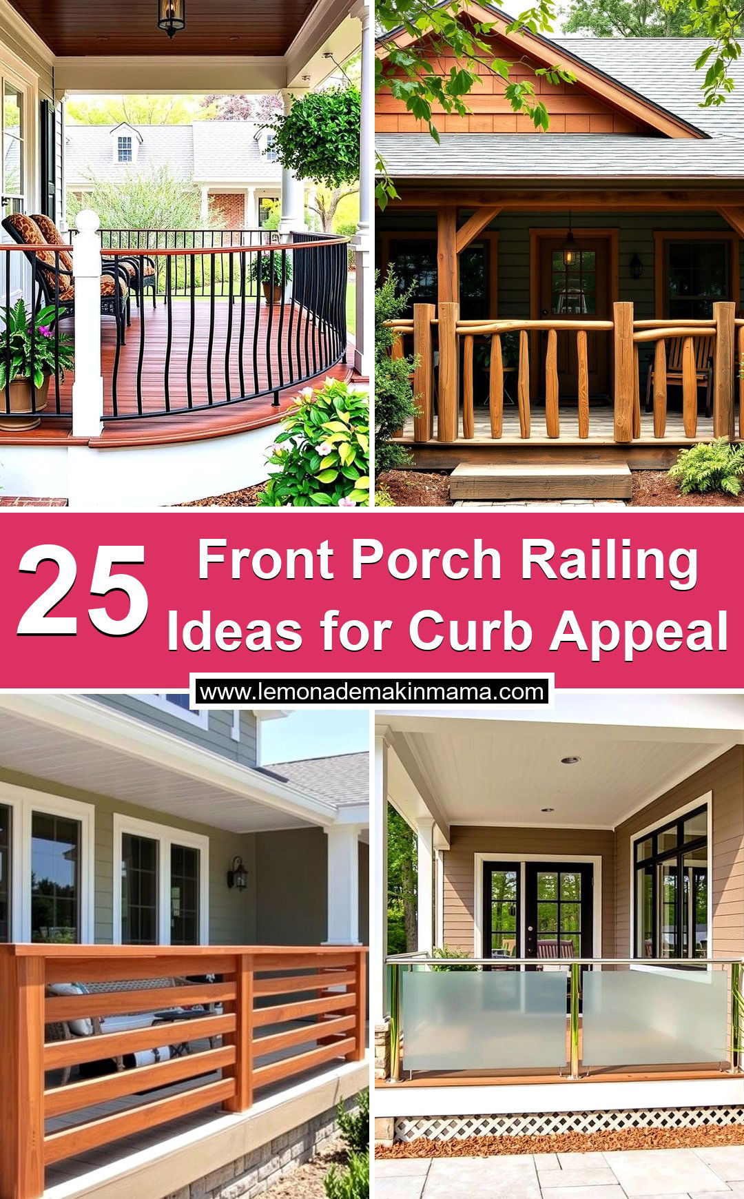 Front Porch Railing Ideas for Curb Appeal