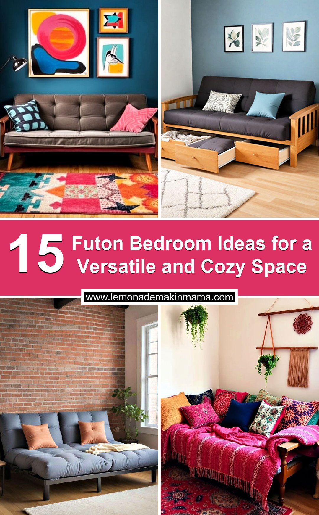 Futon Bedroom Ideas for a Versatile and Cozy Space
