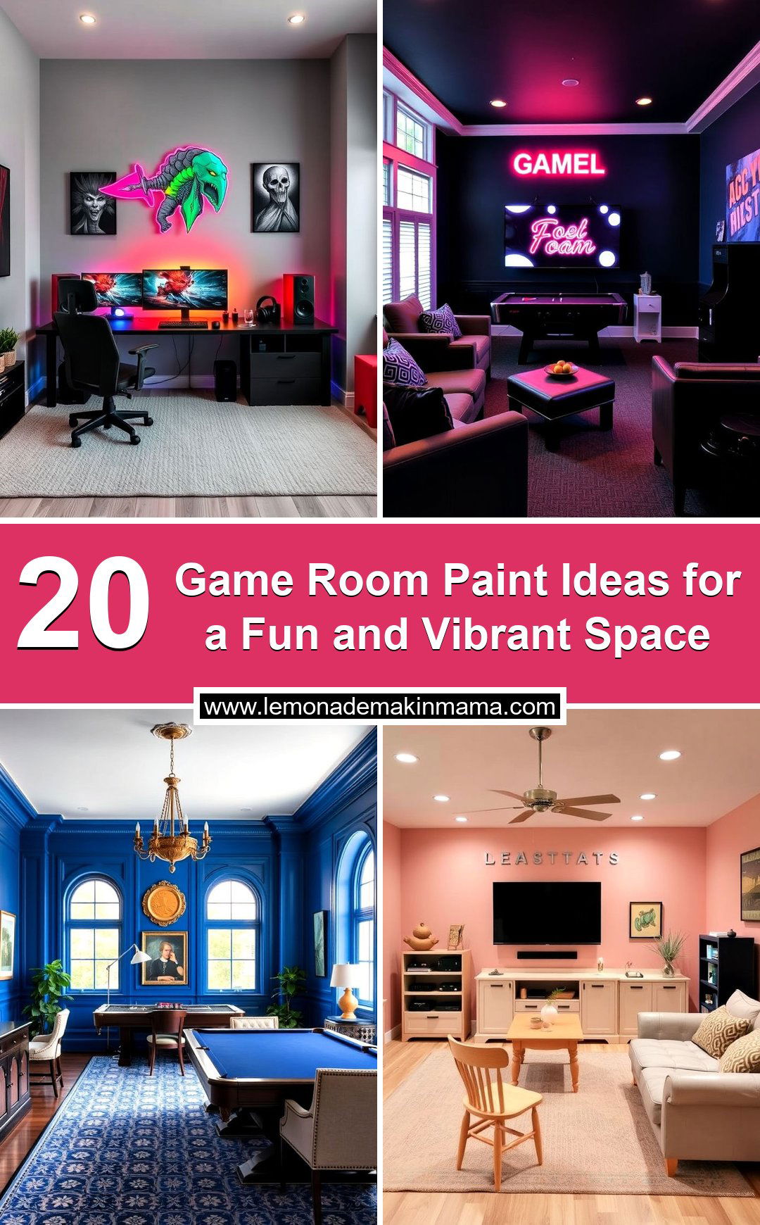 Game Room Paint Ideas for a Fun and Vibrant Space