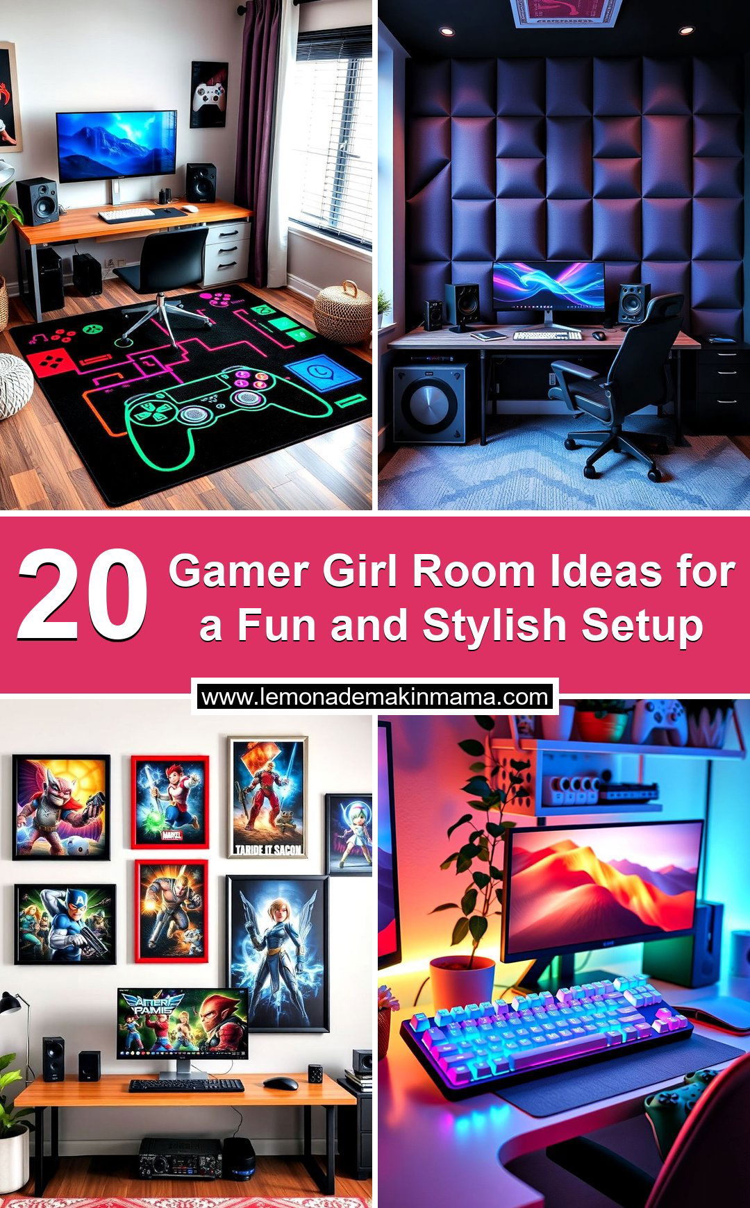 Gamer Girl Room Ideas for a Fun and Stylish Setup