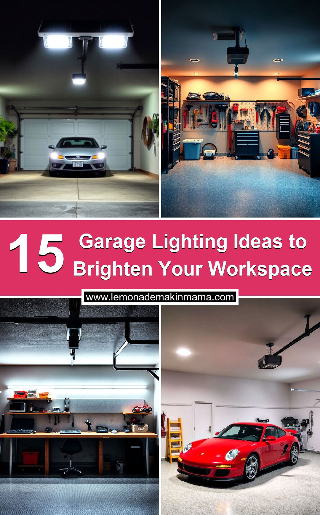 Garage Lighting Ideas to Brighten Your Workspace