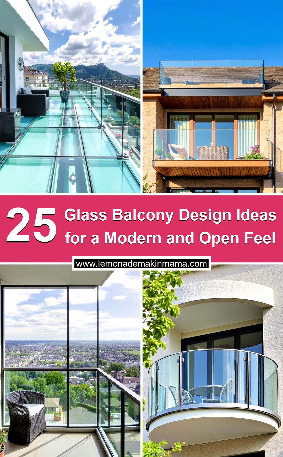 Glass Balcony Design Ideas for a Modern and Open Feel