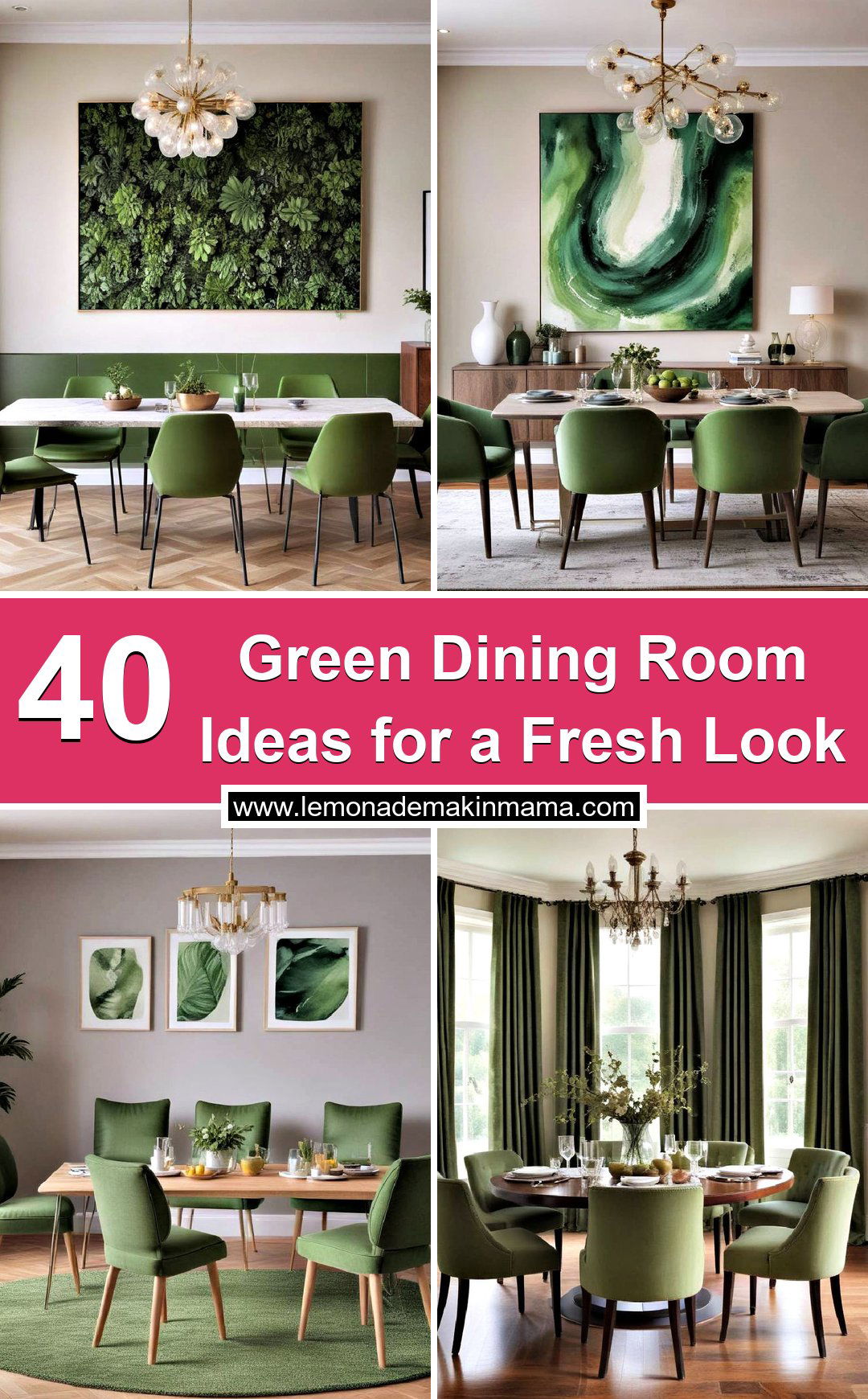 Green Dining Room Ideas for a Fresh Look