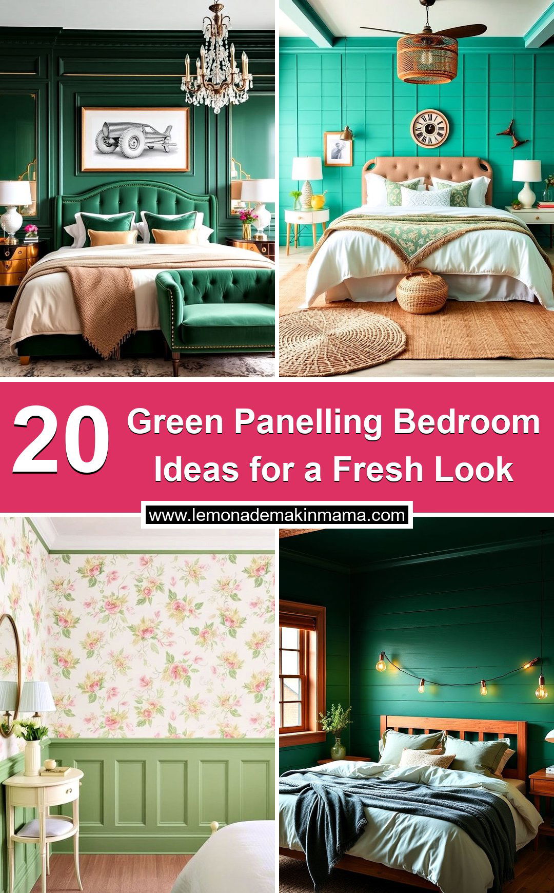 Green Panelling Bedroom Ideas for a Fresh Look