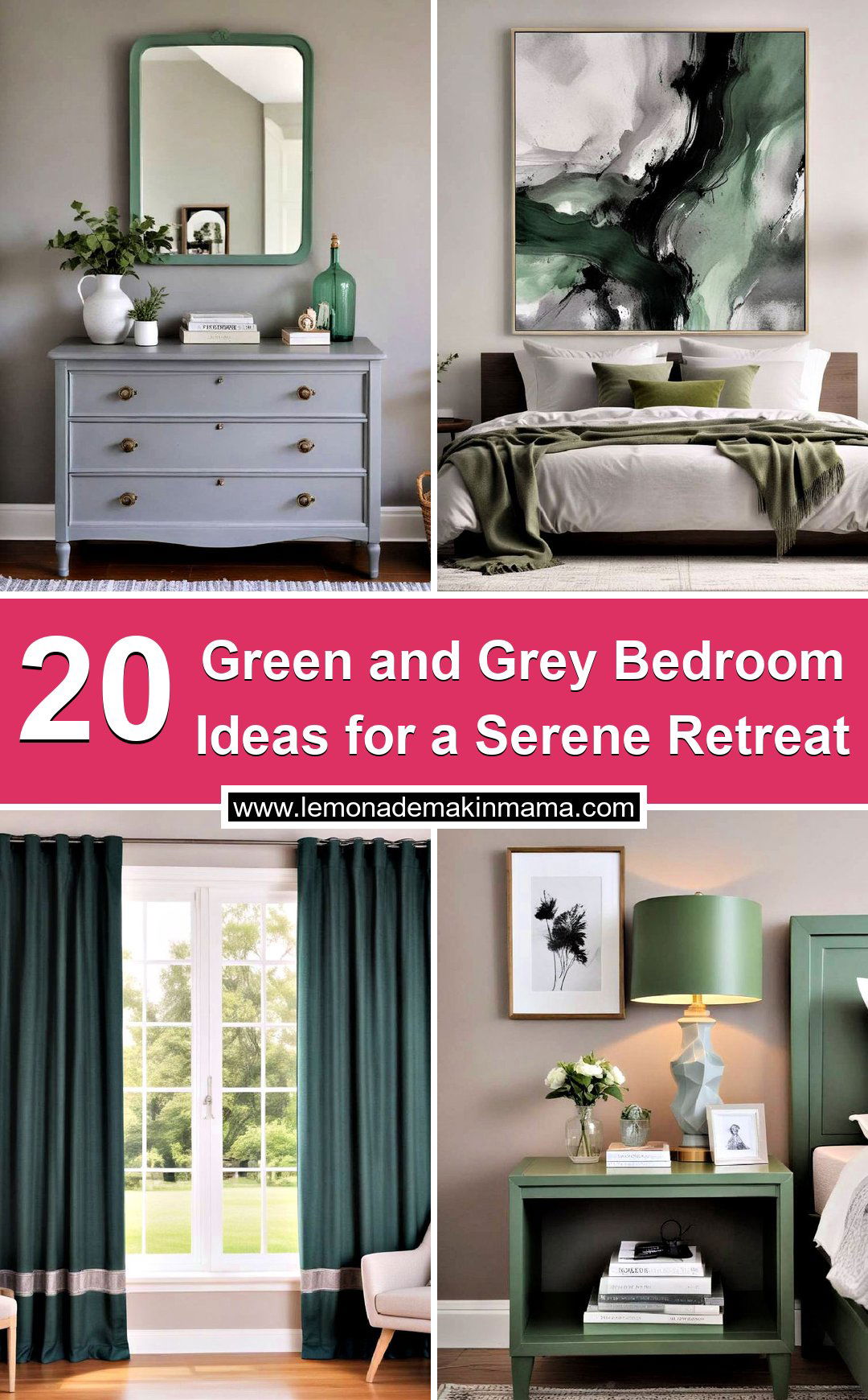 Green and Grey Bedroom Ideas for a Serene Retreat