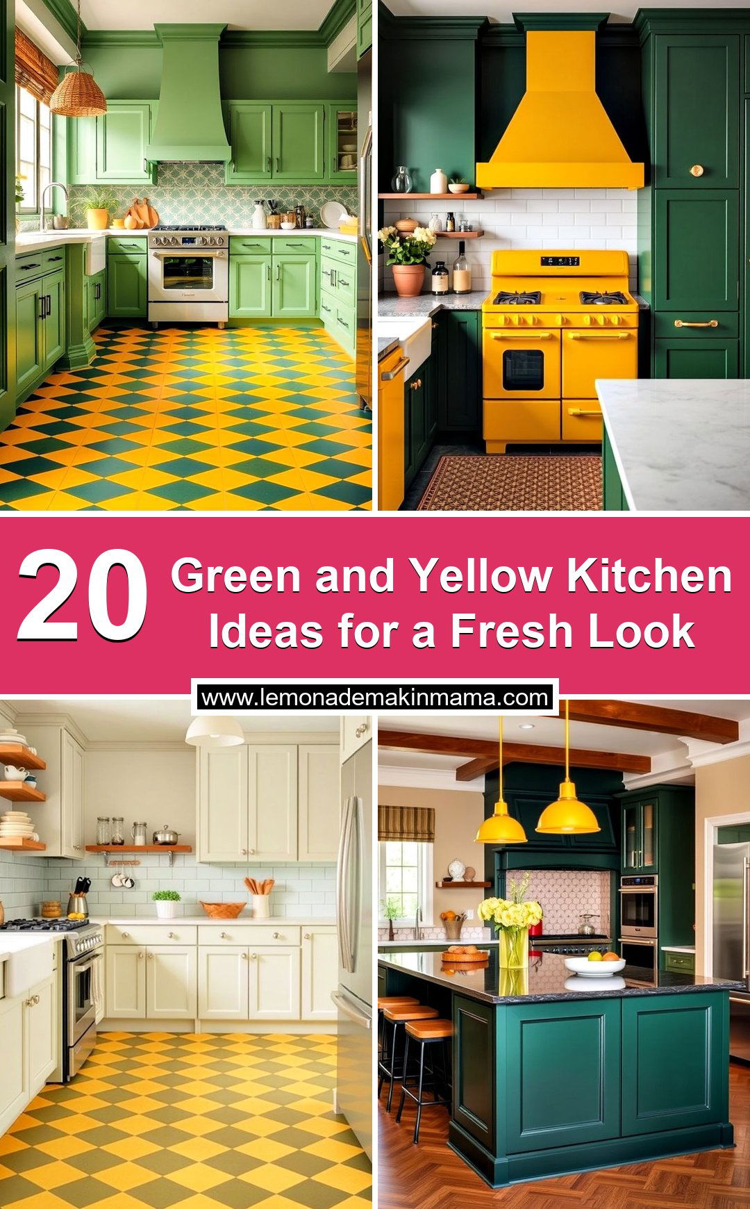 Green and Yellow Kitchen Ideas for a Fresh Look