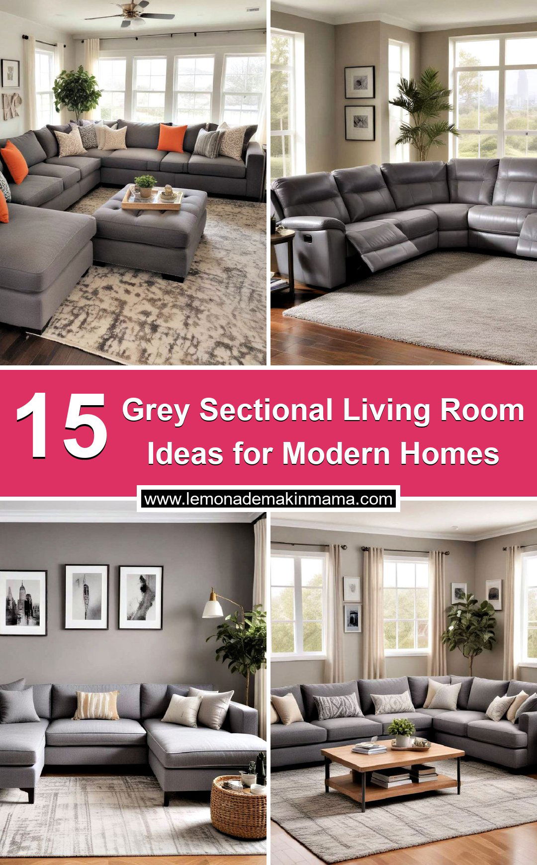 Grey Sectional Living Room Ideas for Modern Homes