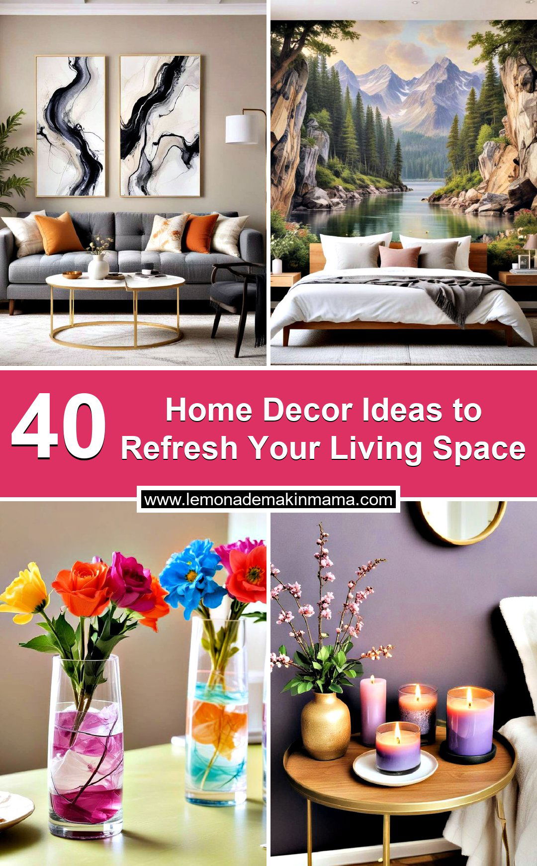 Home Decor Ideas to Refresh Your Living Space