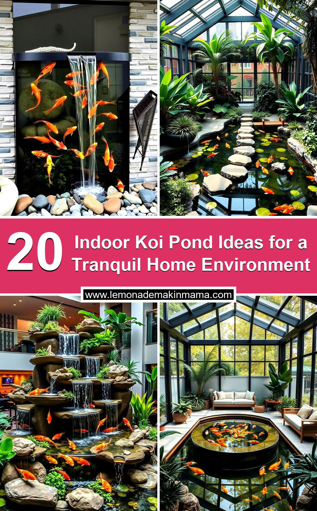 Indoor Koi Pond Ideas for a Tranquil Home Environment