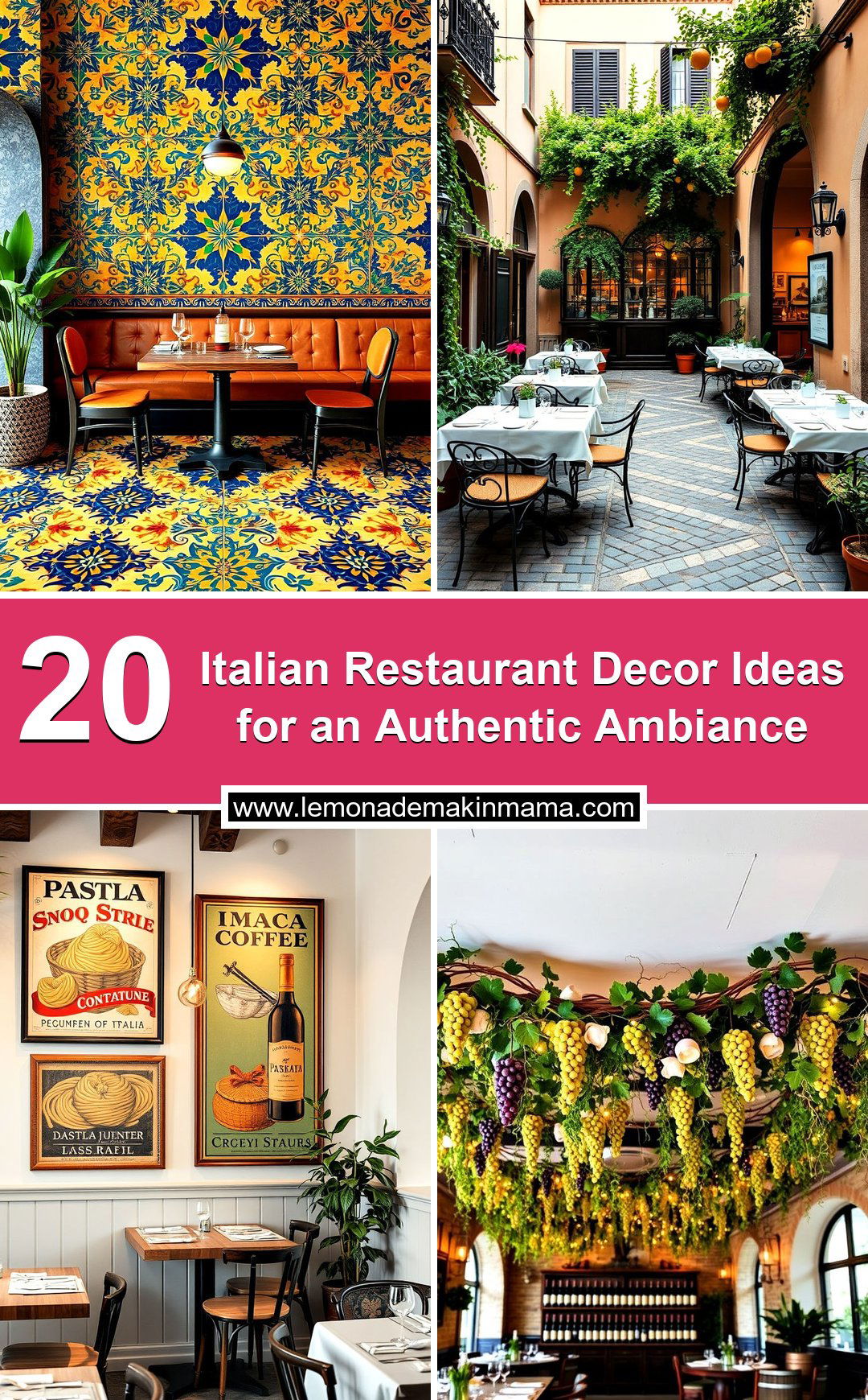 Italian Restaurant Decor Ideas for an Authentic Ambiance