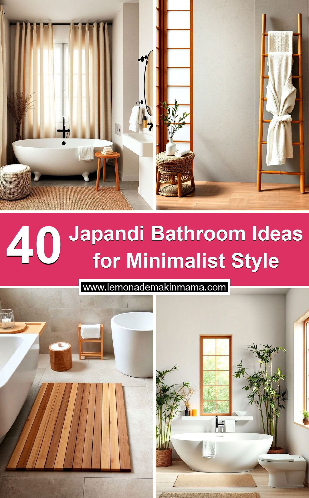 Japandi Bathroom Ideas for Minimalist Style